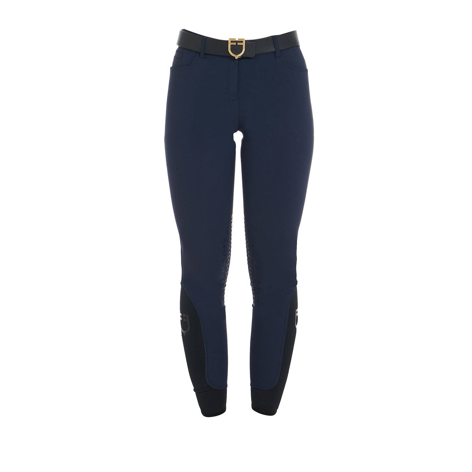 Equestro Pantaloni Donna Estivi Slim Fit in Tessuto Tecnico Bielastico
