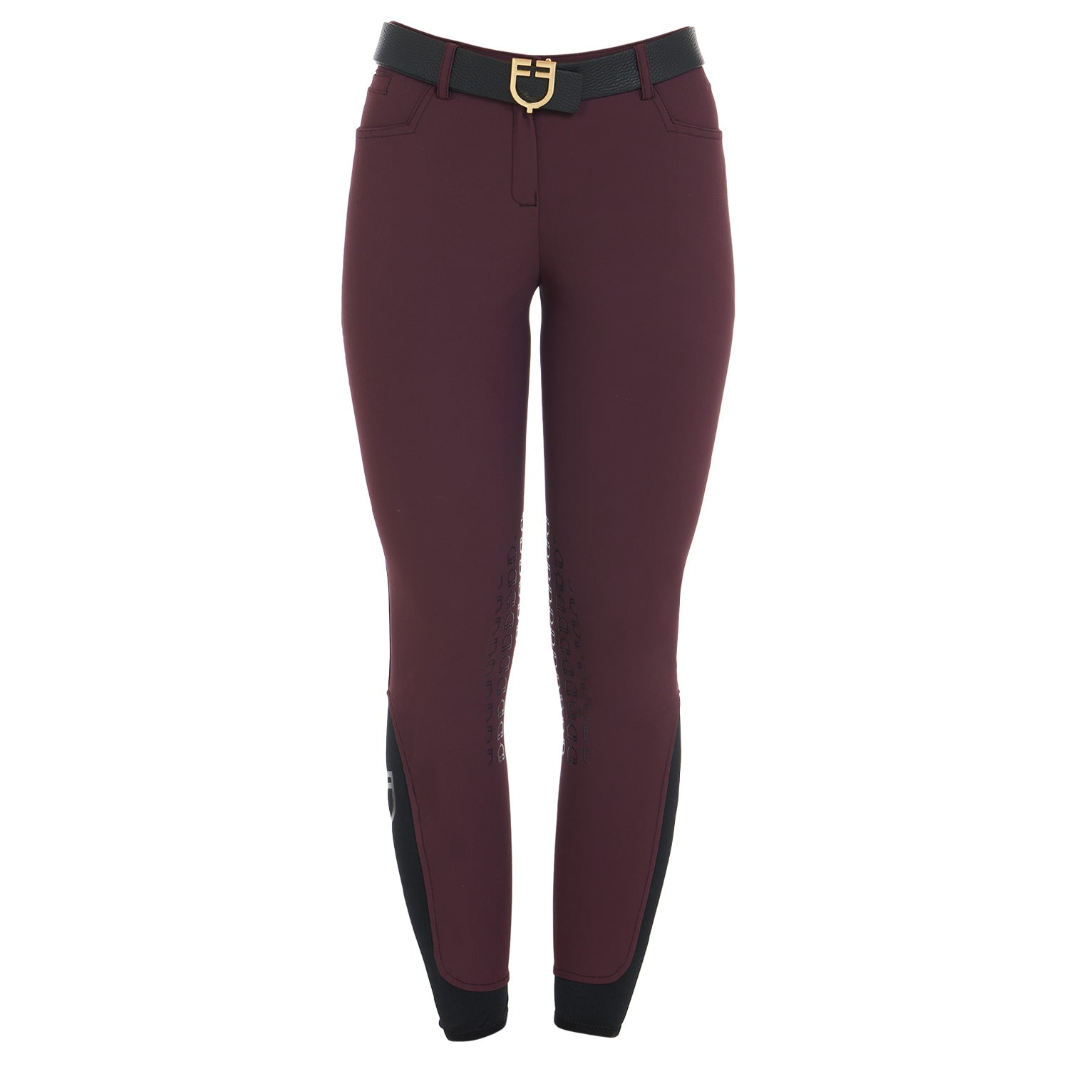 Equestro Pantaloni Donna Estivi Slim Fit in Tessuto Tecnico Bielastico