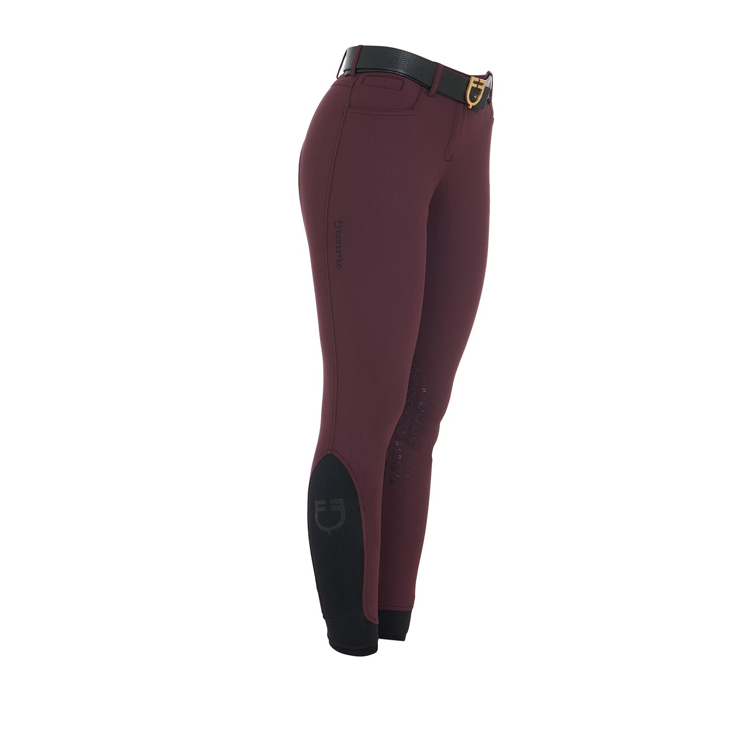 Equestro Pantaloni Donna Estivi Slim Fit in Tessuto Tecnico Bielastico