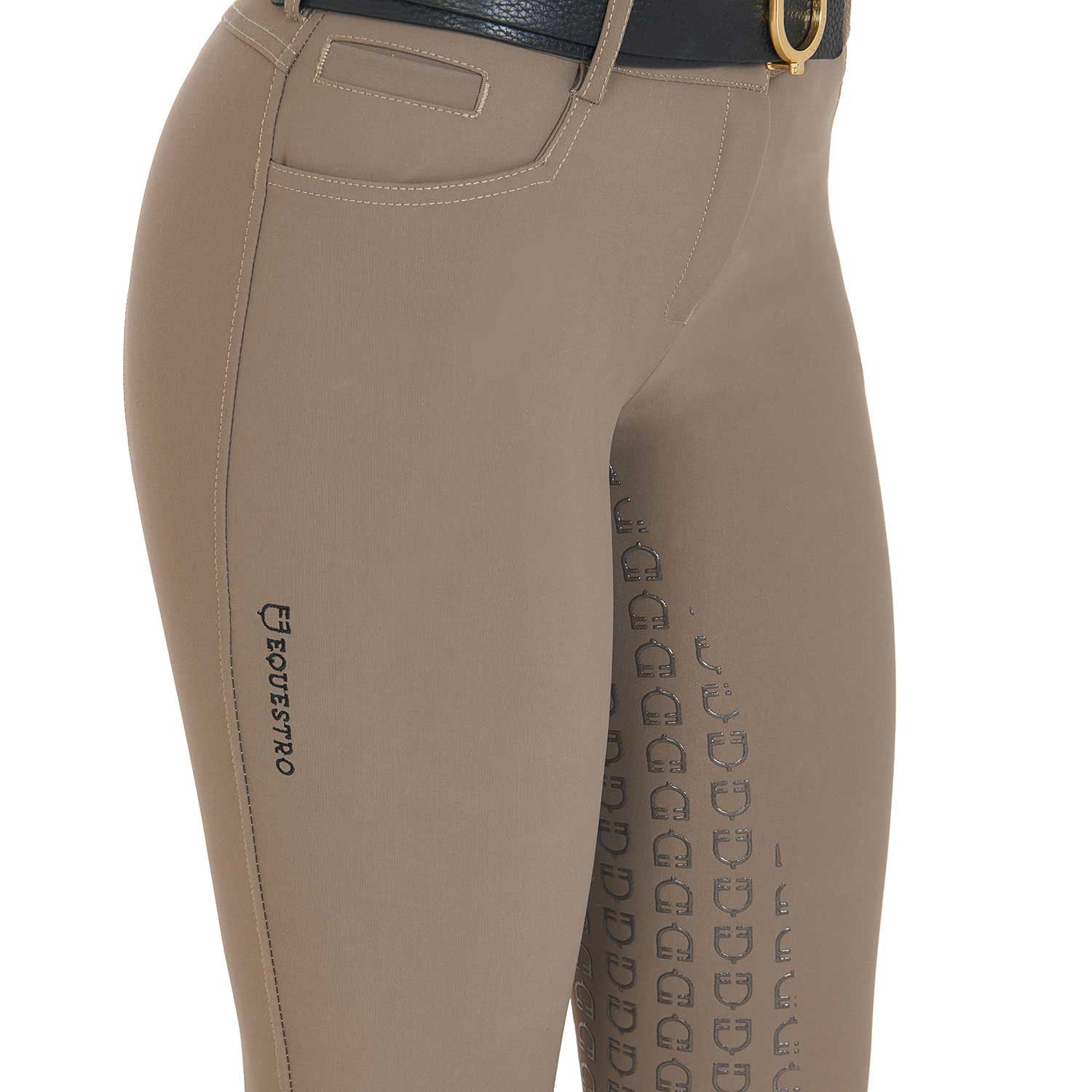 Equestro Pantaloni Donna Slim Fit Full Grip