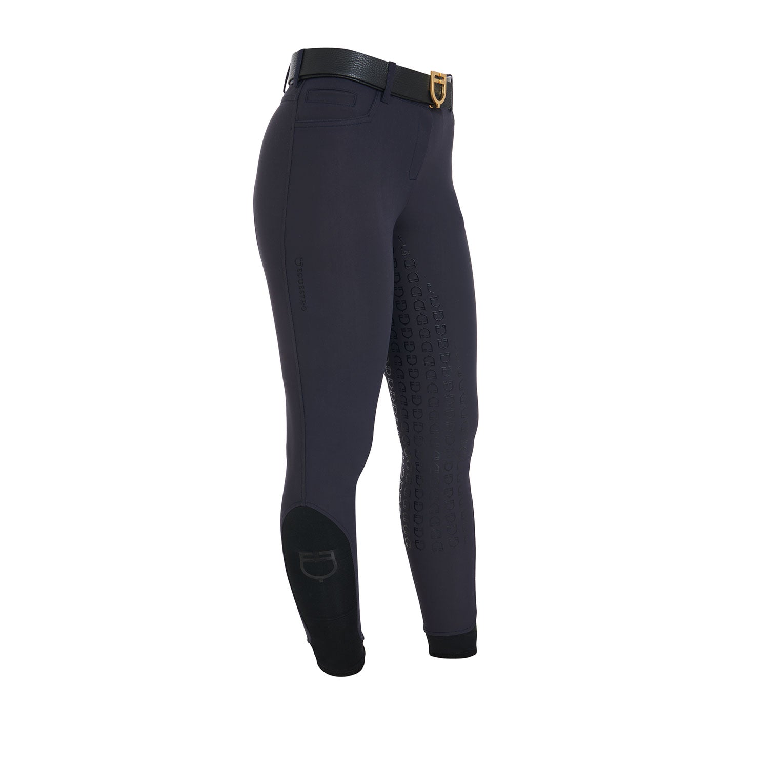 Pantaloni donna slim fit Equestro Aria in tessuto tecnico