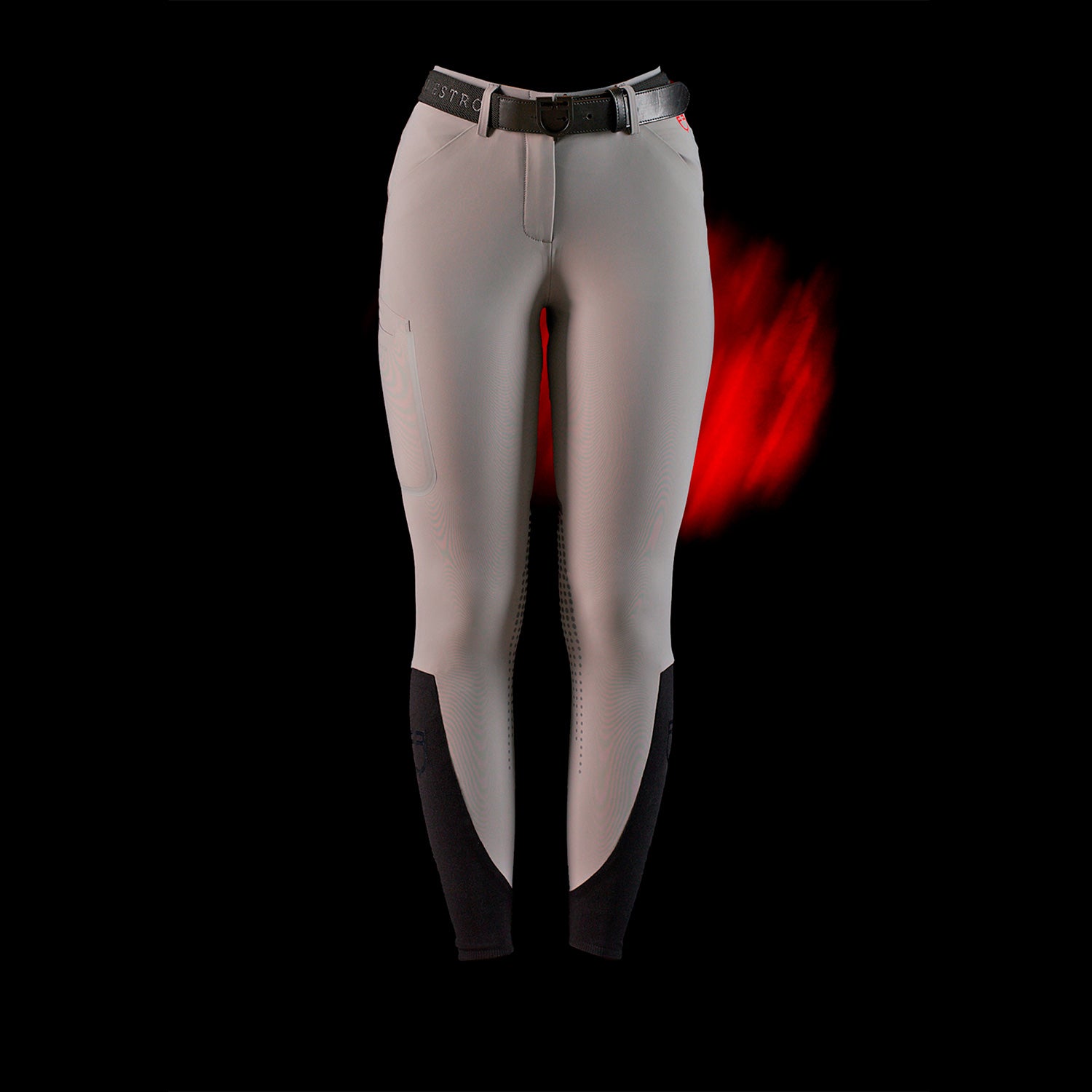 Equestro Pantalone Slim Fit Donna Ridertechnology Cuciture Termosaldate