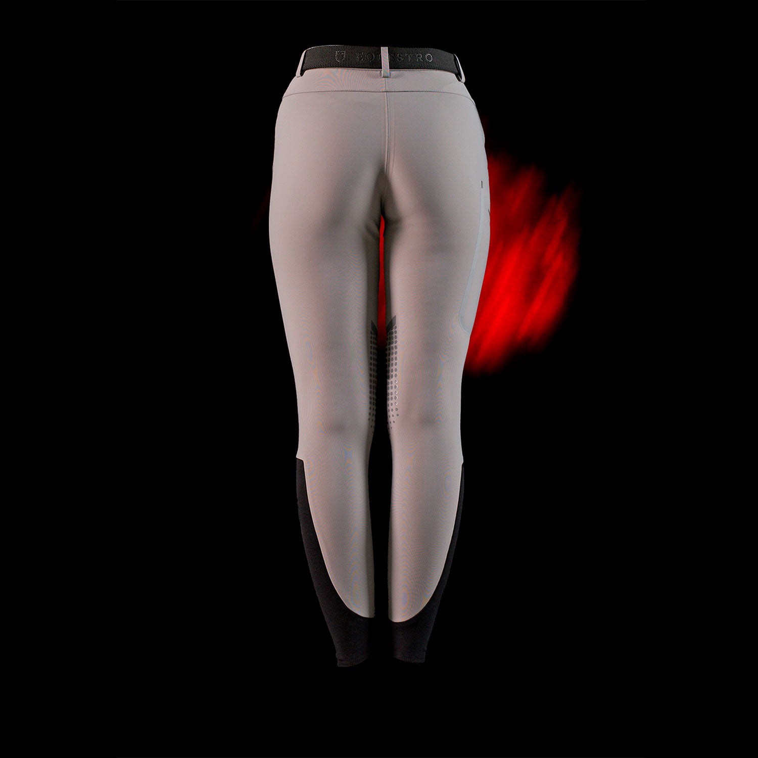 Equestro Pantalone Slim Fit Donna Ridertechnology Cuciture Termosaldate