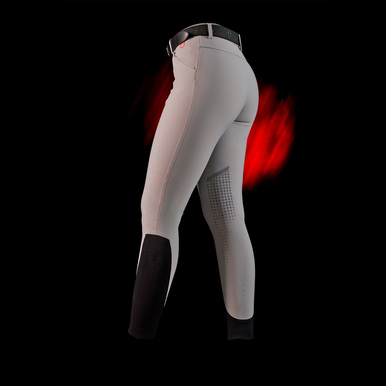 Equestro Pantalone Slim Fit Donna Ridertechnology Cuciture Termosaldate