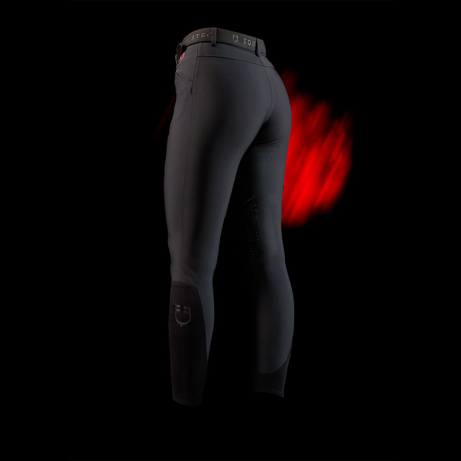 Equestro Pantalone Slim Fit Donna Ridertechnology Cuciture Termosaldate