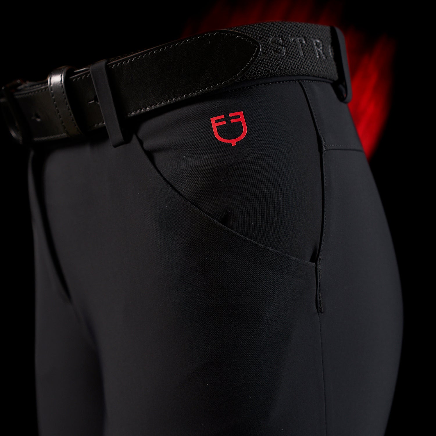 Equestro Pantalone Slim Fit Donna Ridertechnology Cuciture Termosaldate