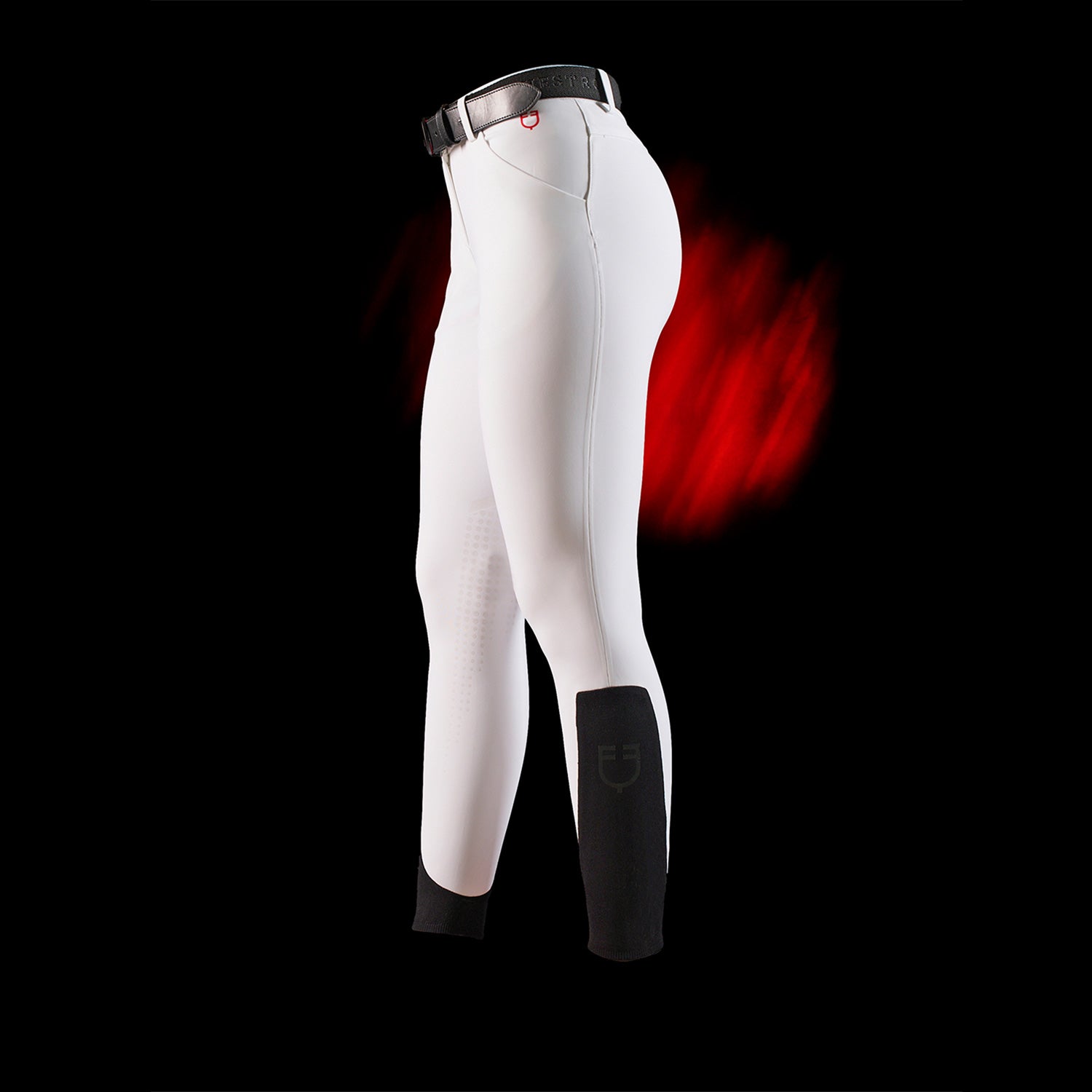 Equestro Pantalone Slim Fit Donna Ridertechnology Cuciture Termosaldate