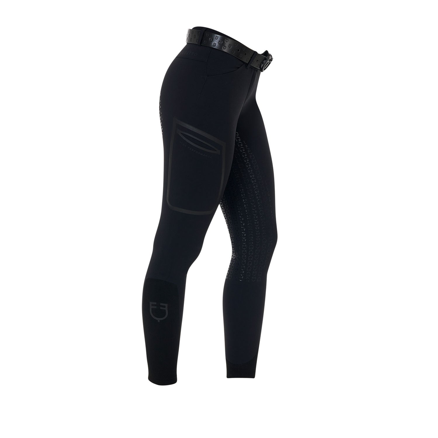Equestro Pantalone Slim Fit Donna Ridertechnology Full Grip