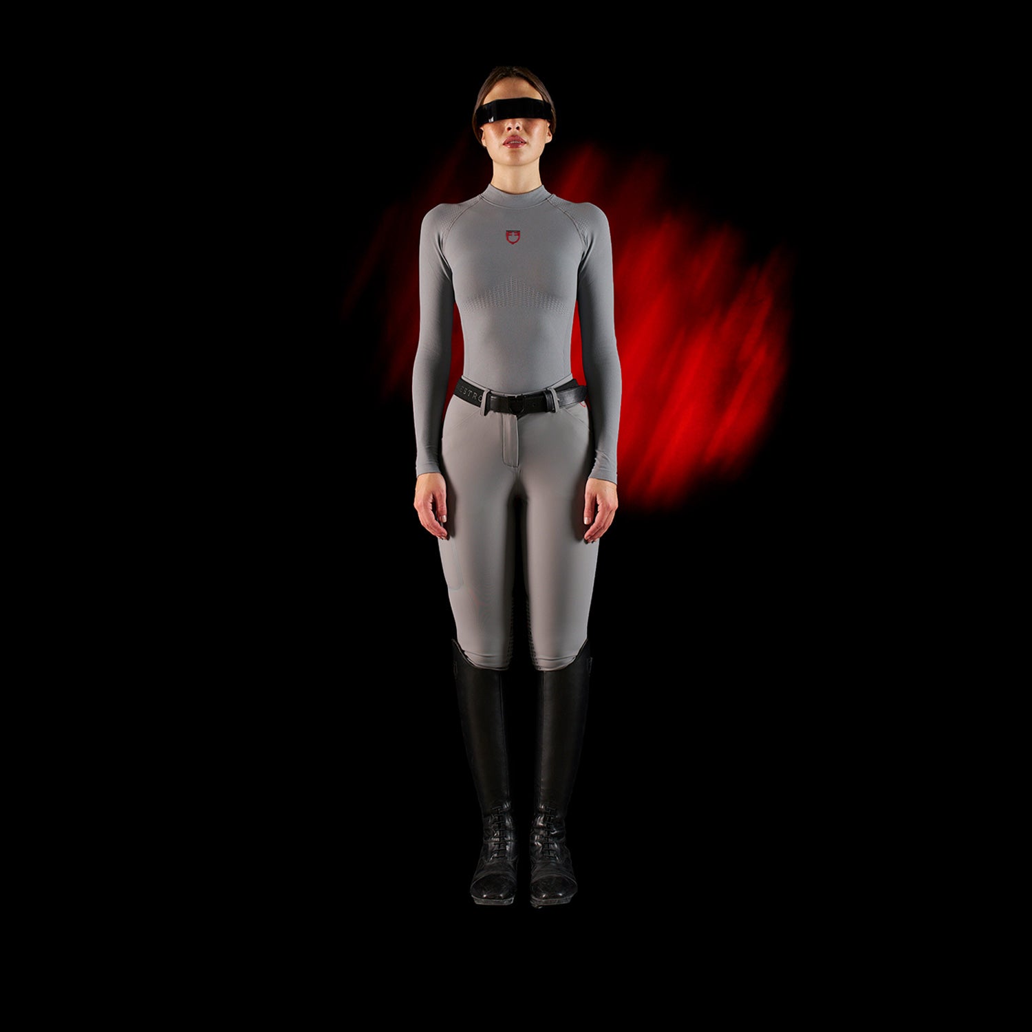 Equestro Pantalone Slim Fit Donna Ridertechnology Full Grip