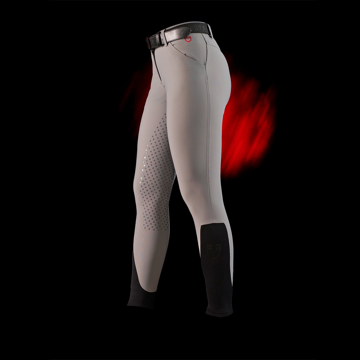 Equestro Pantalone Slim Fit Donna Ridertechnology Full Grip