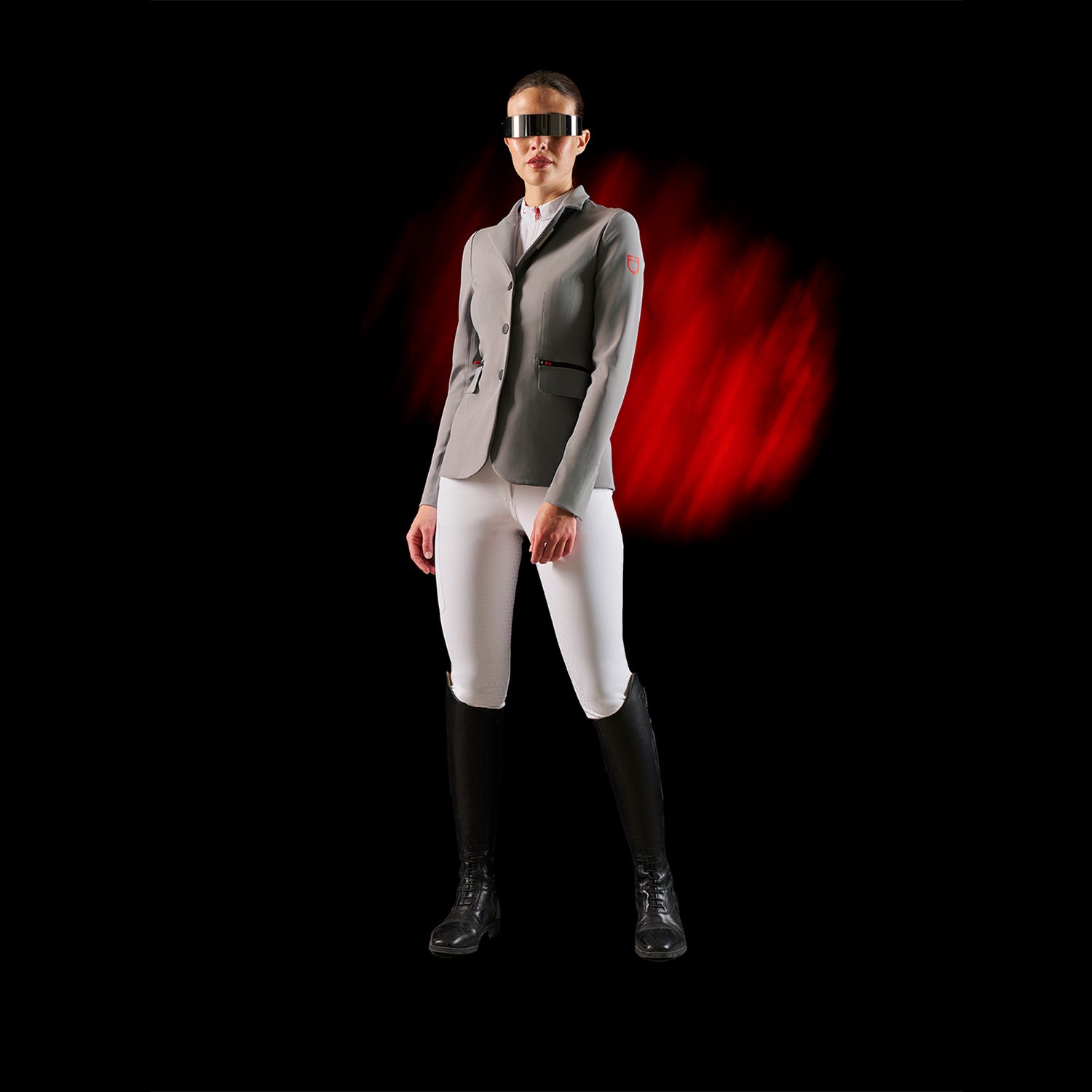 Equestro Pantalone Slim Fit Donna Ridertechnology Full Grip