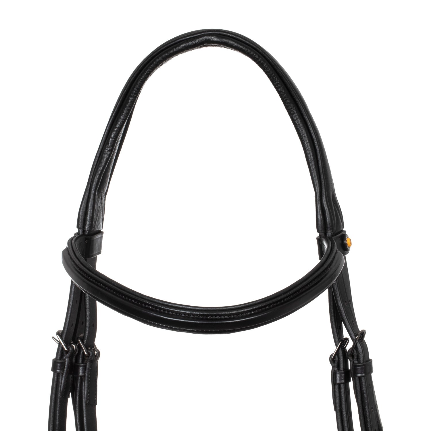 Equestro Briglia Nera Anatomica in Pelle