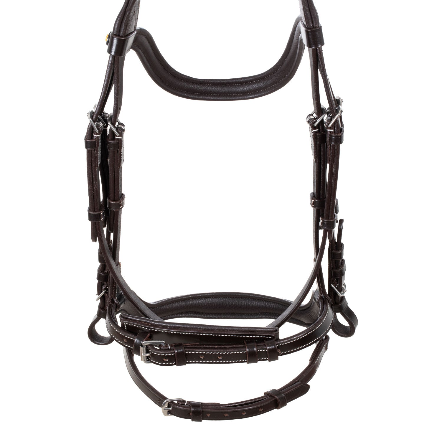 Equestro Testiera Anatomica con Cuciture a Contrasto