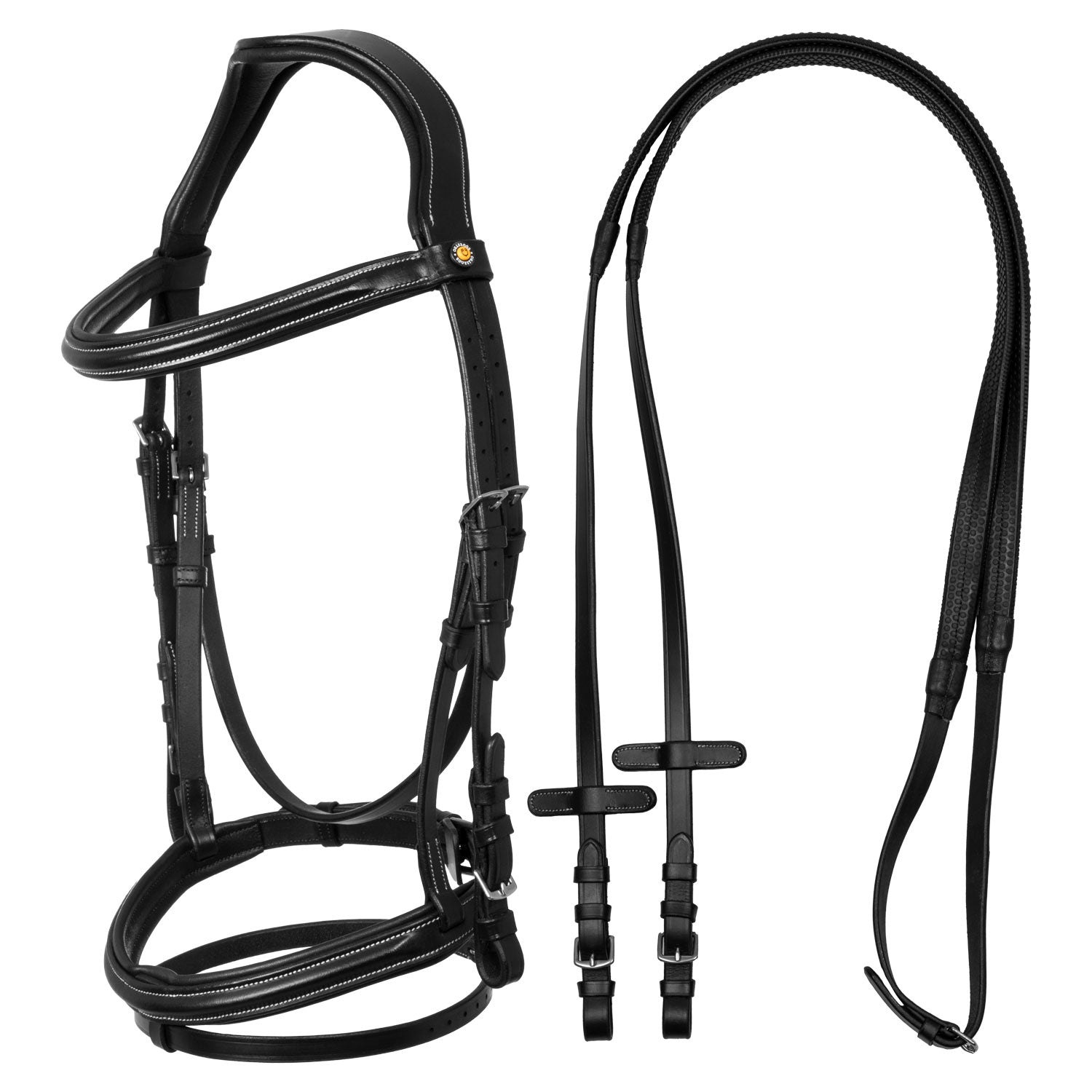 Equestro Testiera Anatomica Rialzata e Imbottita