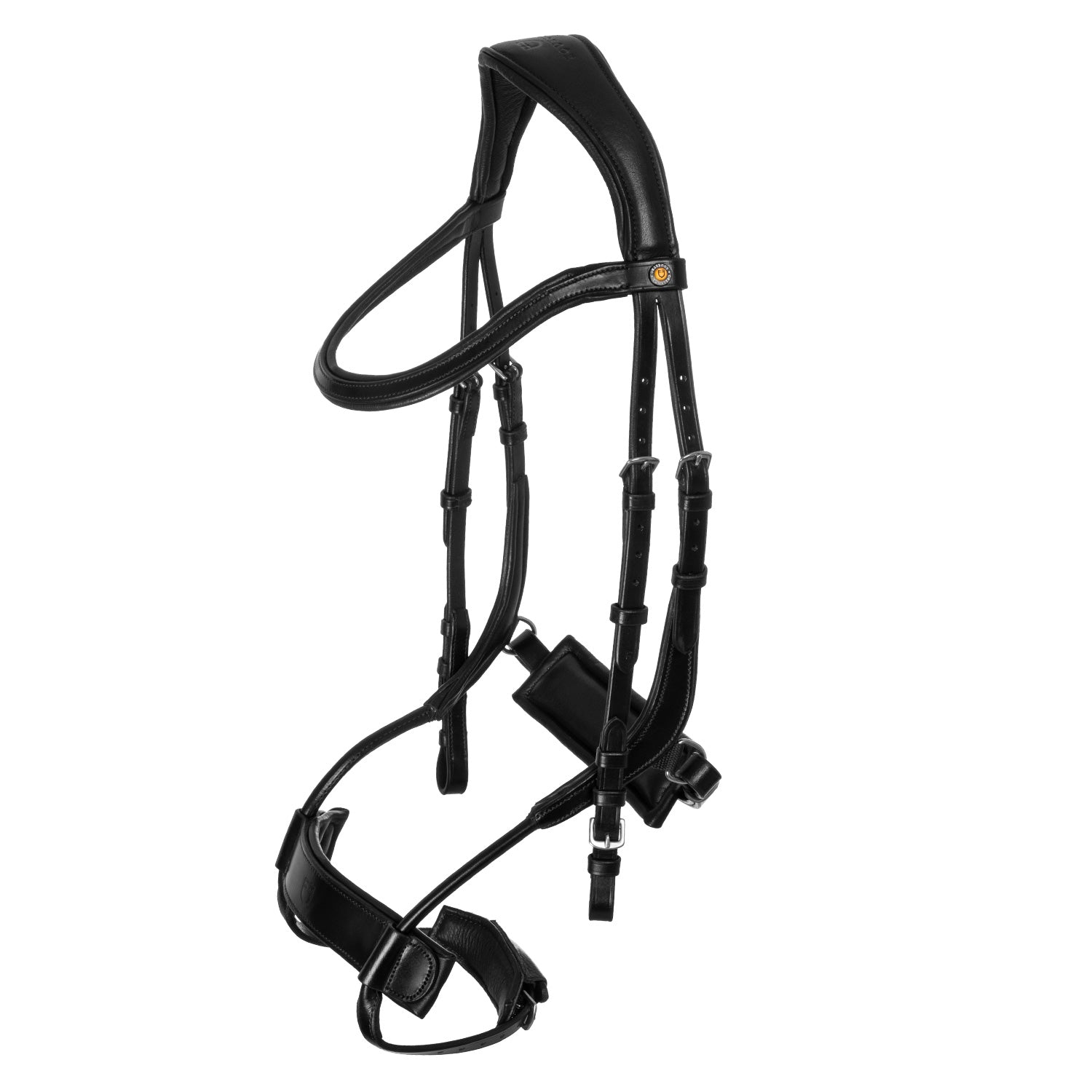 Equestro Briglia Comfitec Sagomata in Cuoio
