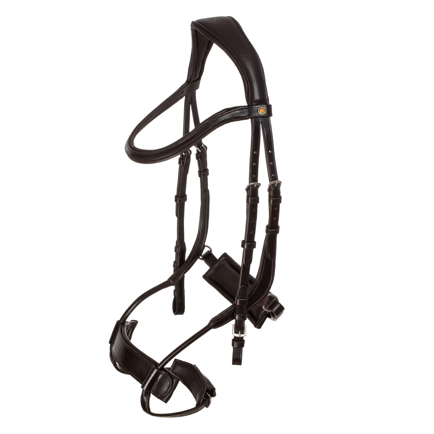 Equestro Briglia Comfitec Sagomata in Cuoio