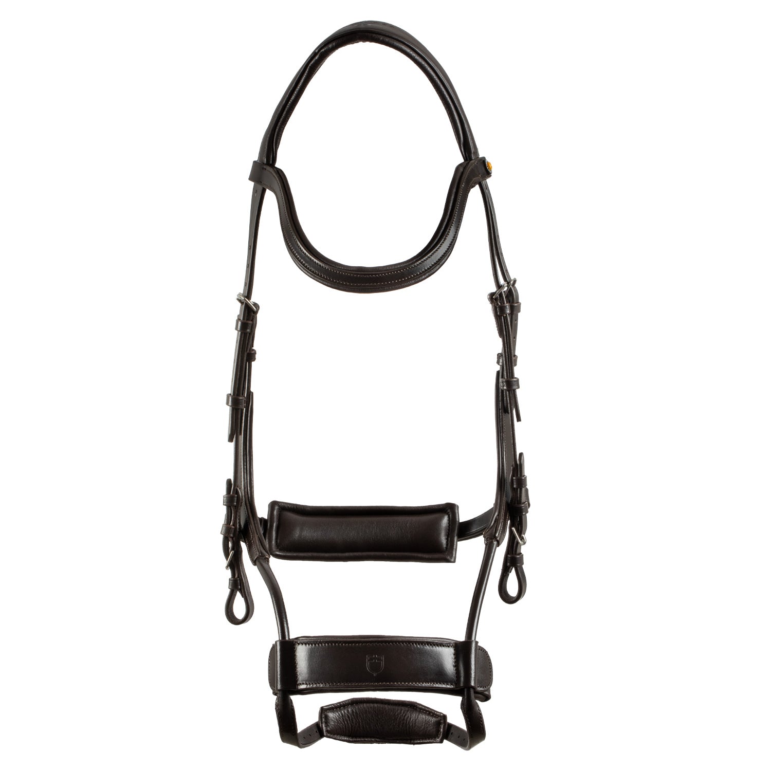 Equestro Briglia Comfitec Sagomata in Cuoio