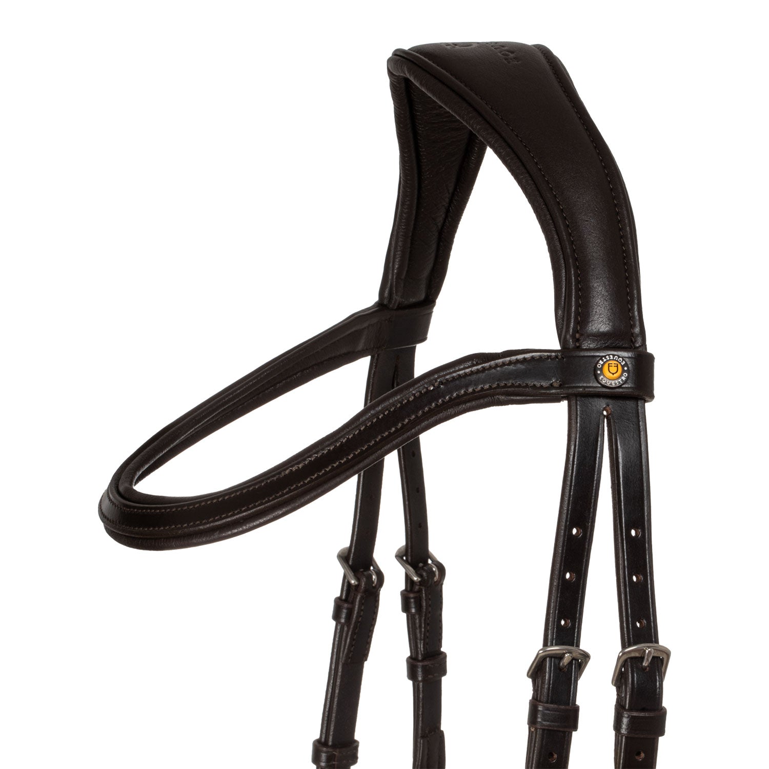 Equestro Briglia Comfitec Sagomata in Cuoio