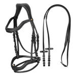 Equestro Testiera in Morbida Pelle Cucita