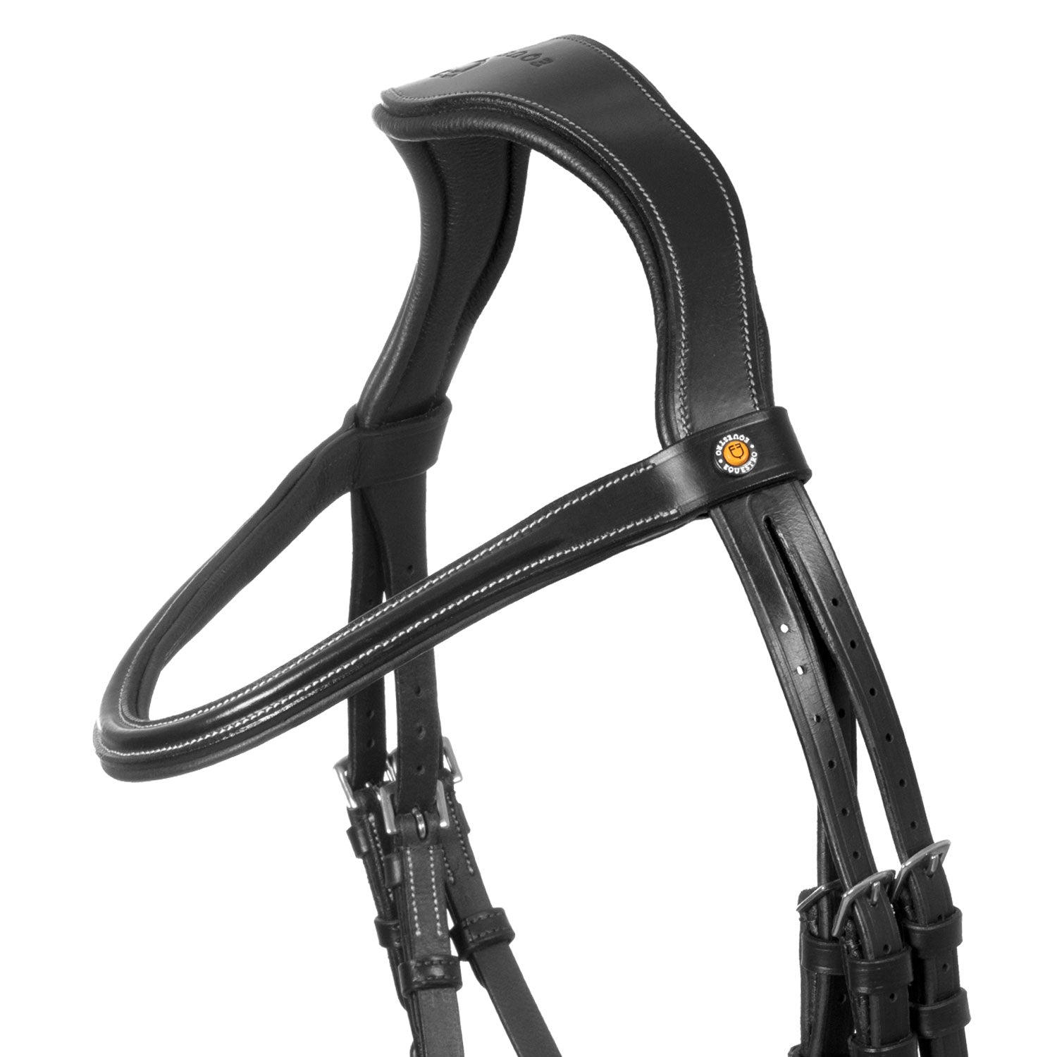 Equestro Testiera Anatomica con Nasalina Curva