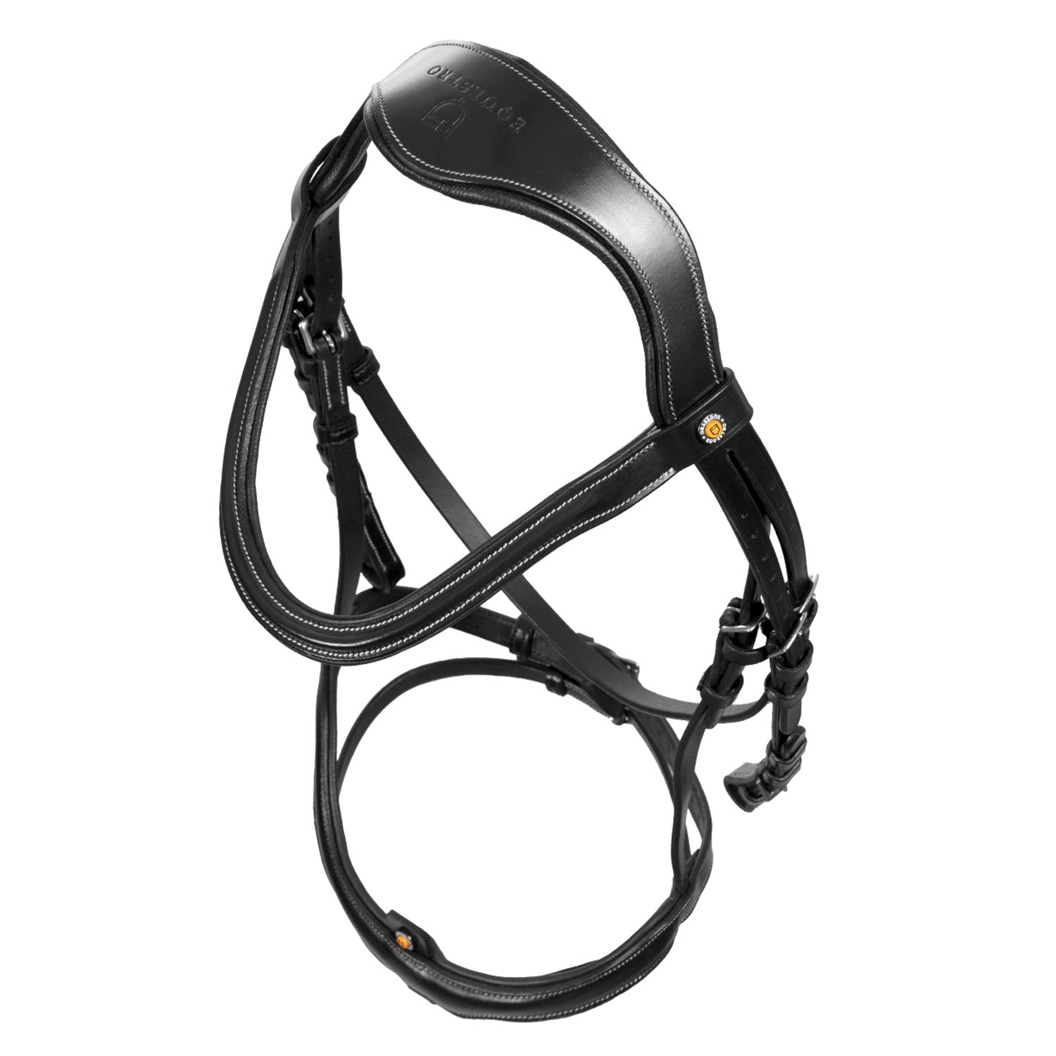 Equestro Testiera Anatomica con Nasalina Curva