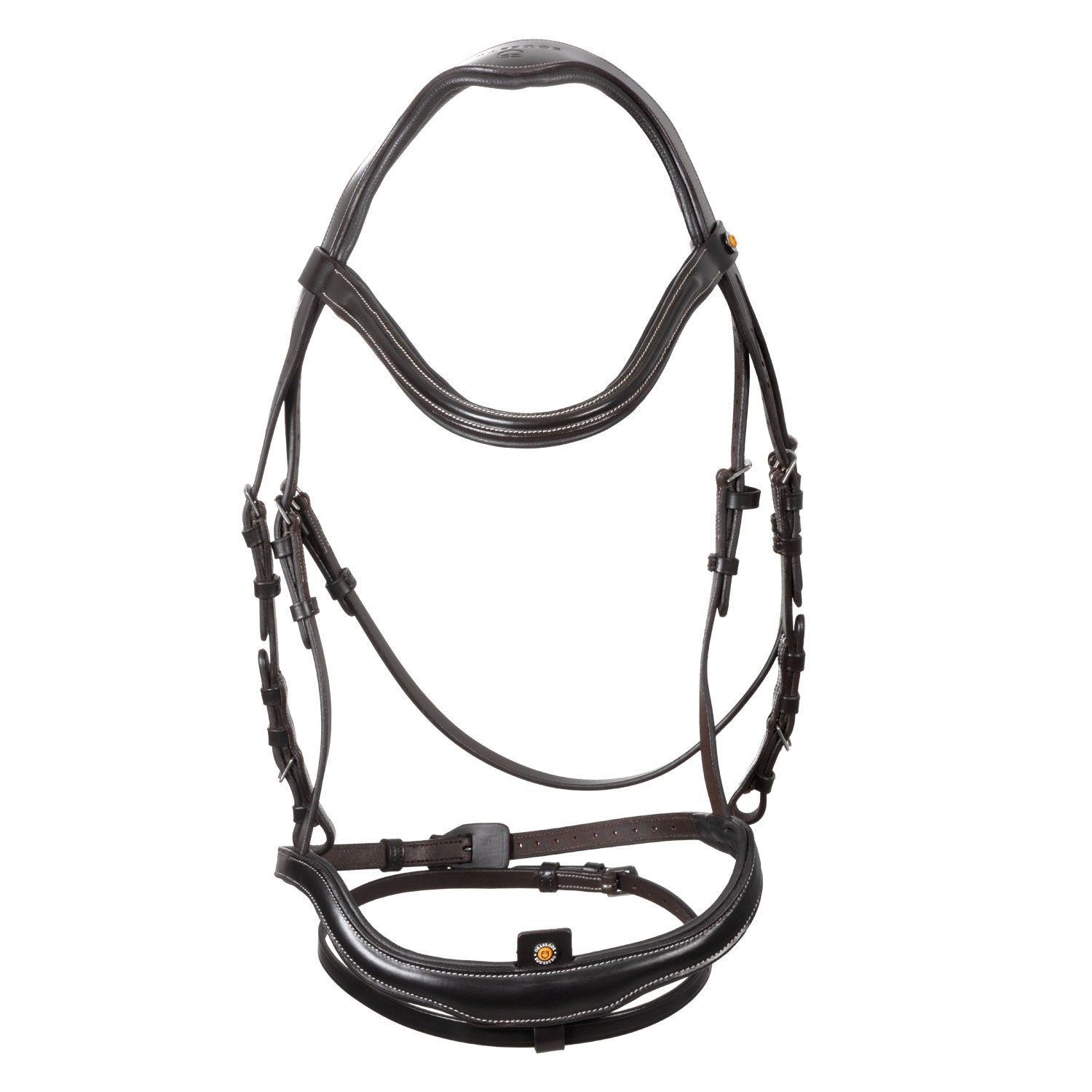 Equestro Testiera Anatomica con Nasalina Curva