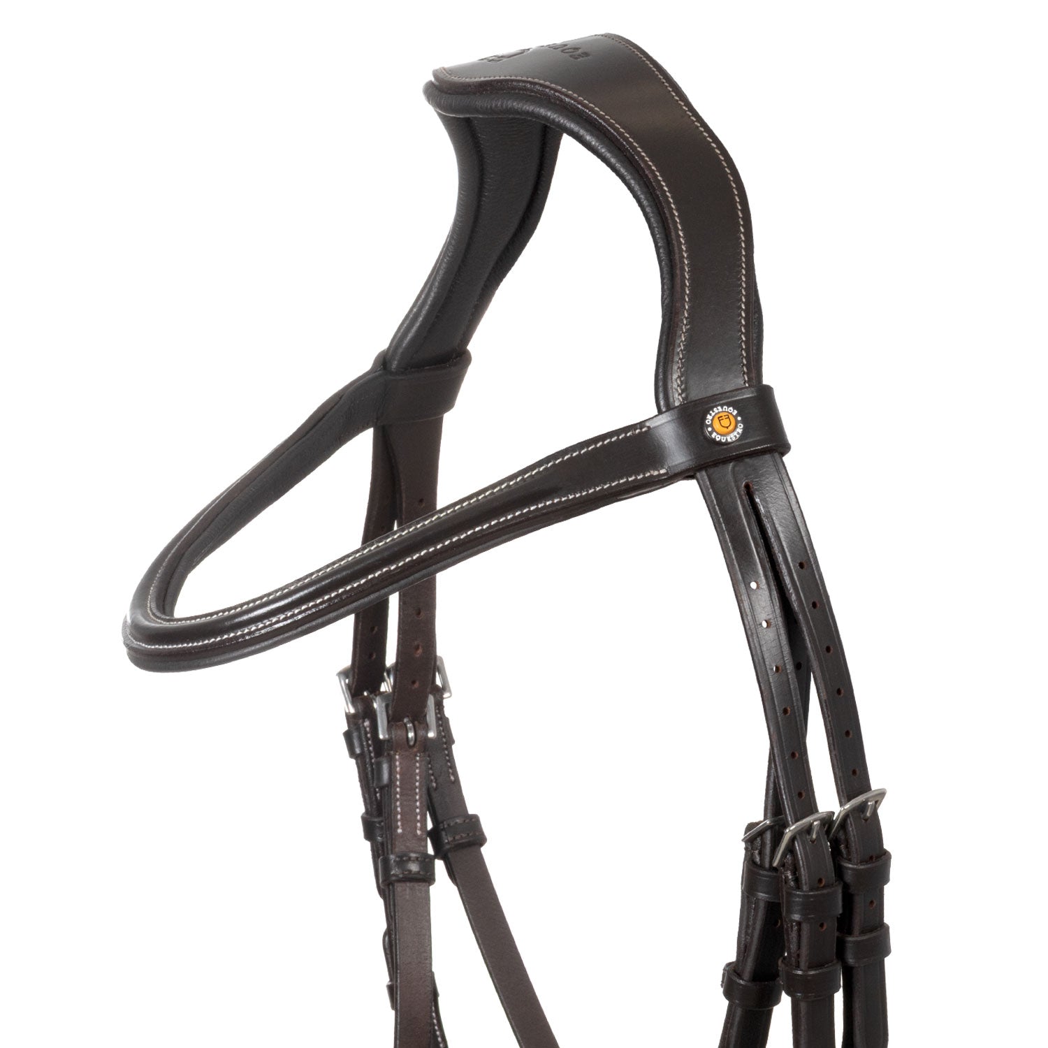Equestro Testiera Anatomica con Nasalina Curva