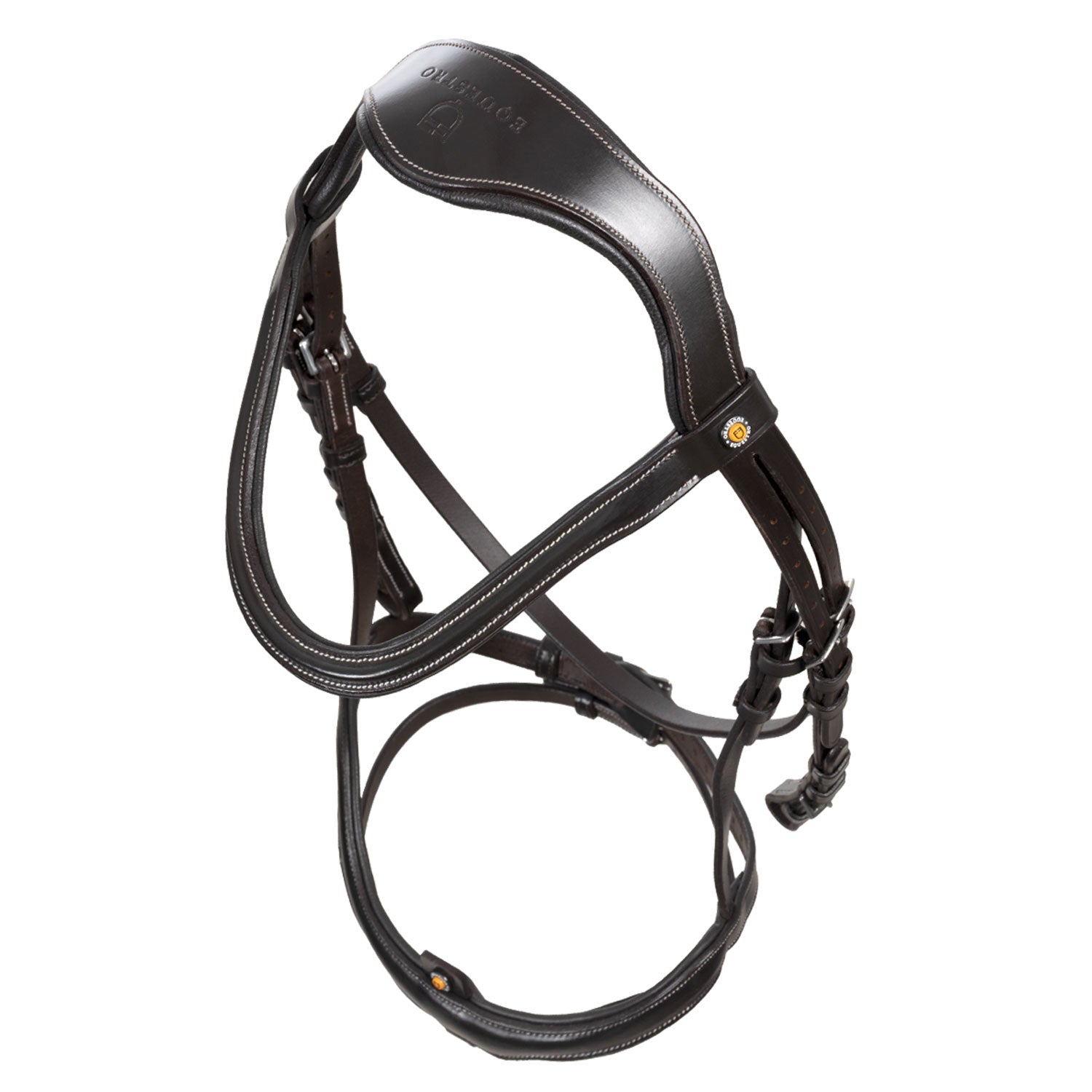 Equestro Testiera Anatomica con Nasalina Curva