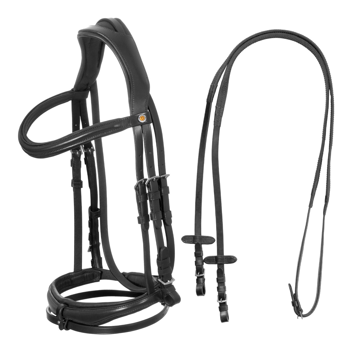 Equestro Testiera Inglese con Capezzina Anatomica