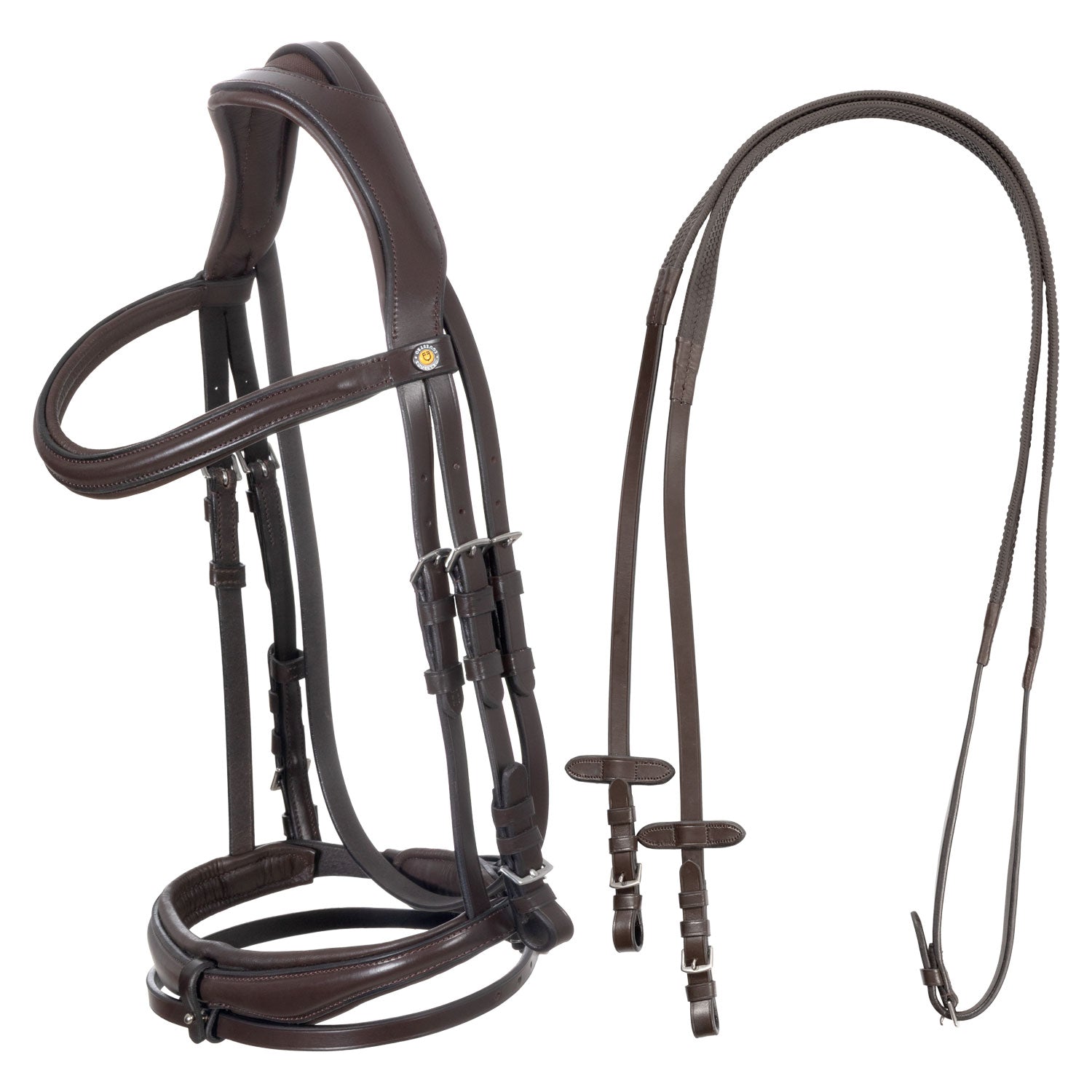 Equestro Testiera Inglese con Capezzina Anatomica