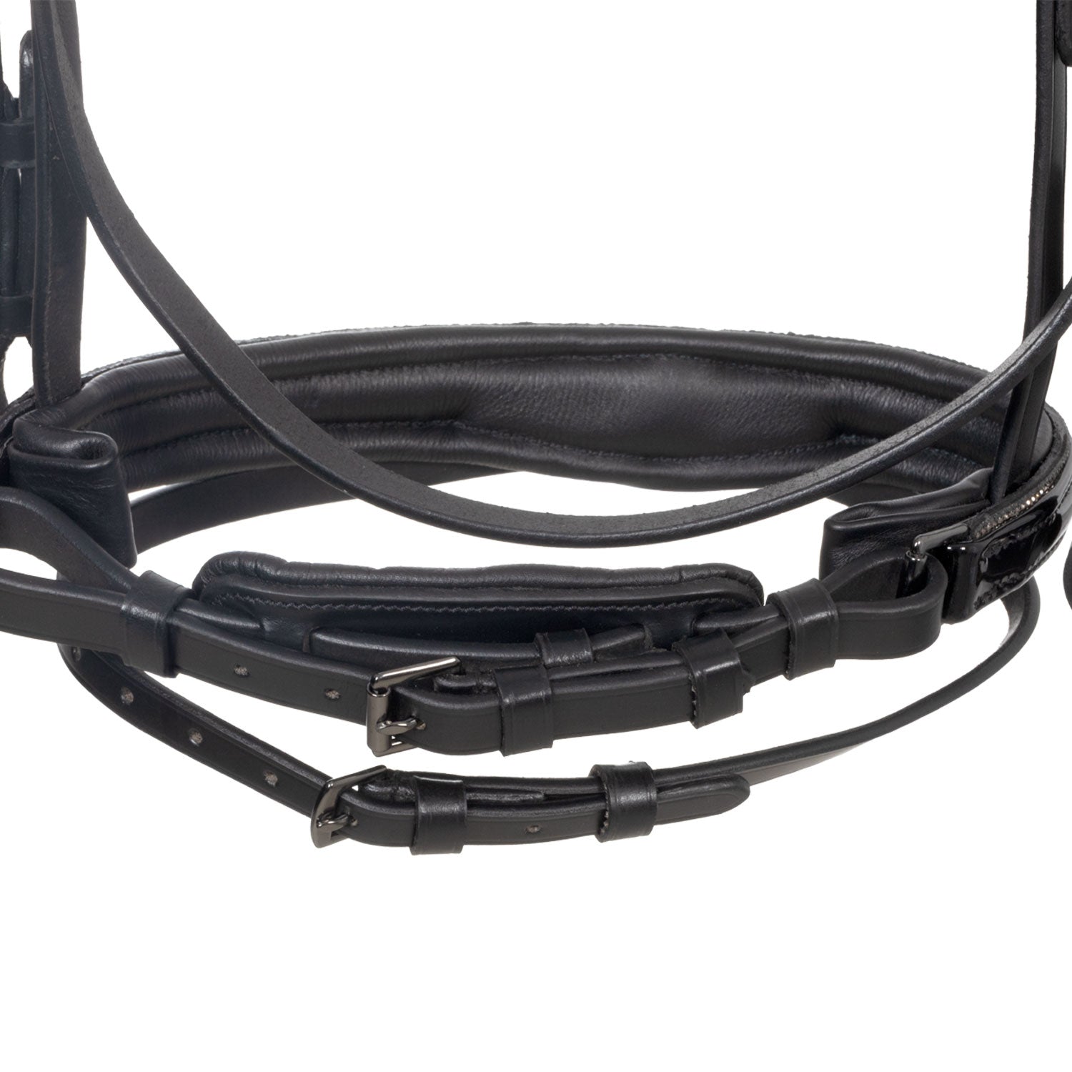 Equestro Testiera Inglese in Cuoio Lucido con Brillantini