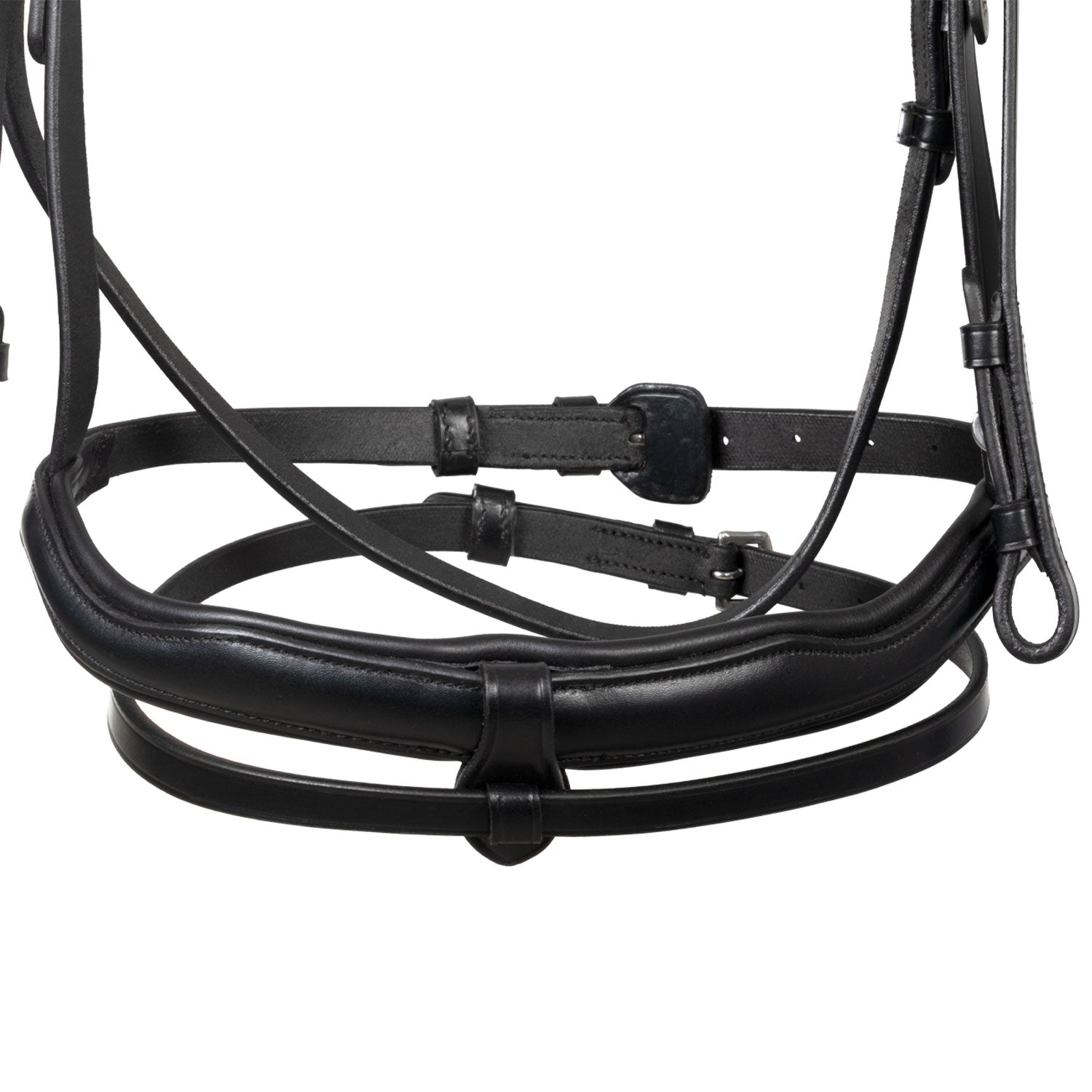 Equestro Testiera Inglese in Cuoio con Strass Su Frontalino