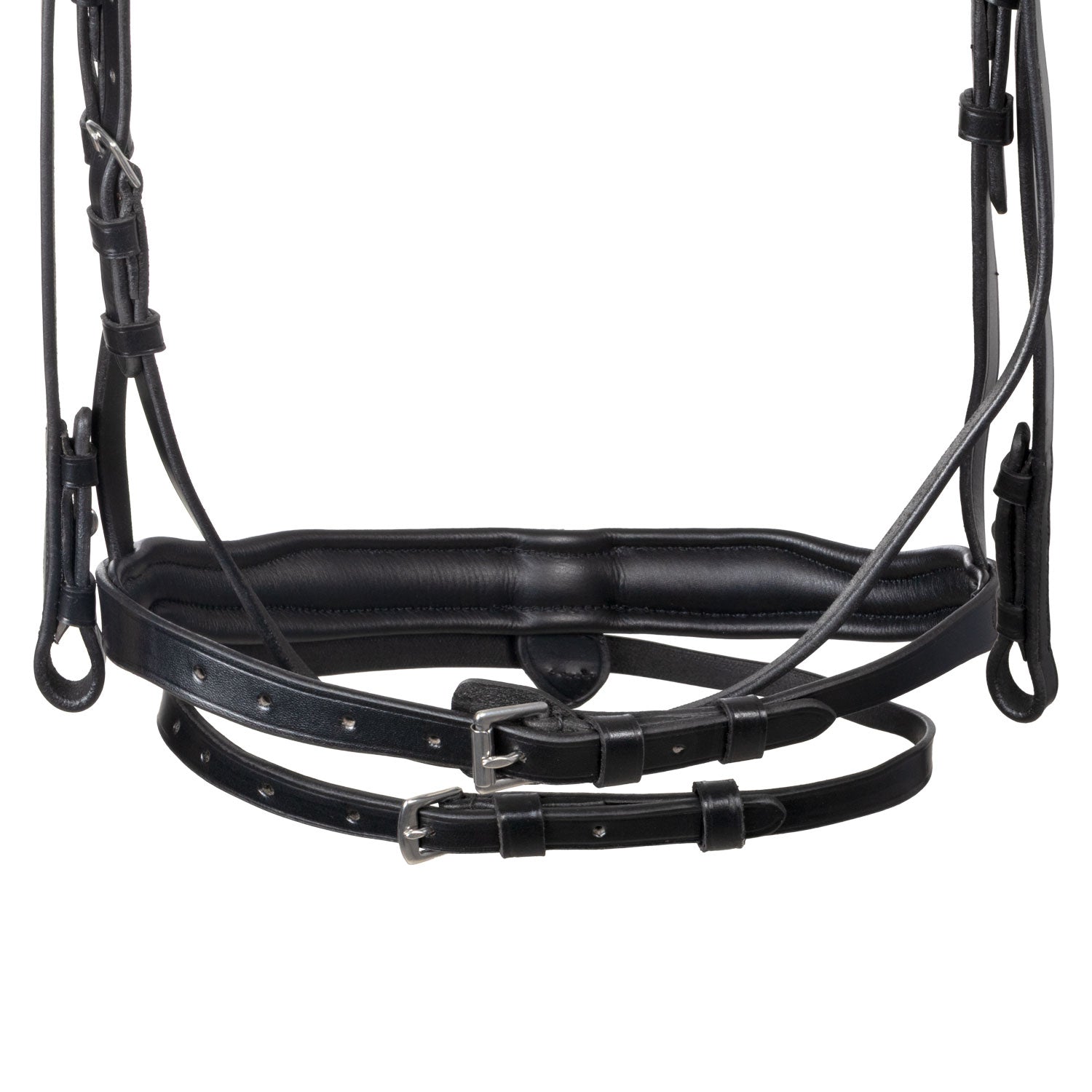 Equestro Testiera Inglese in Cuoio con Strass Su Frontalino