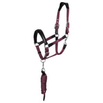 Cavezza capezza e lunghina per cavallo Equestro ergonomica con inserti in cuoio