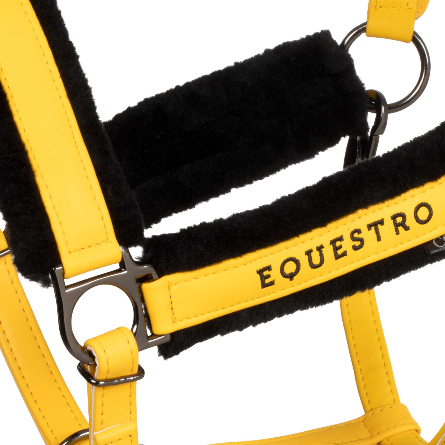 Equestro Cavezza in Polipropene con Imbottitura Montone Sintetico