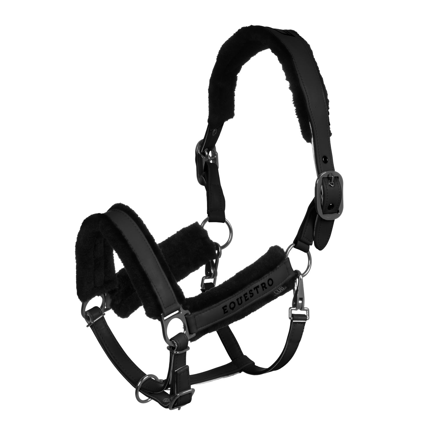 Equestro Cavezza in Polipropene con Imbottitura Montone Sintetico