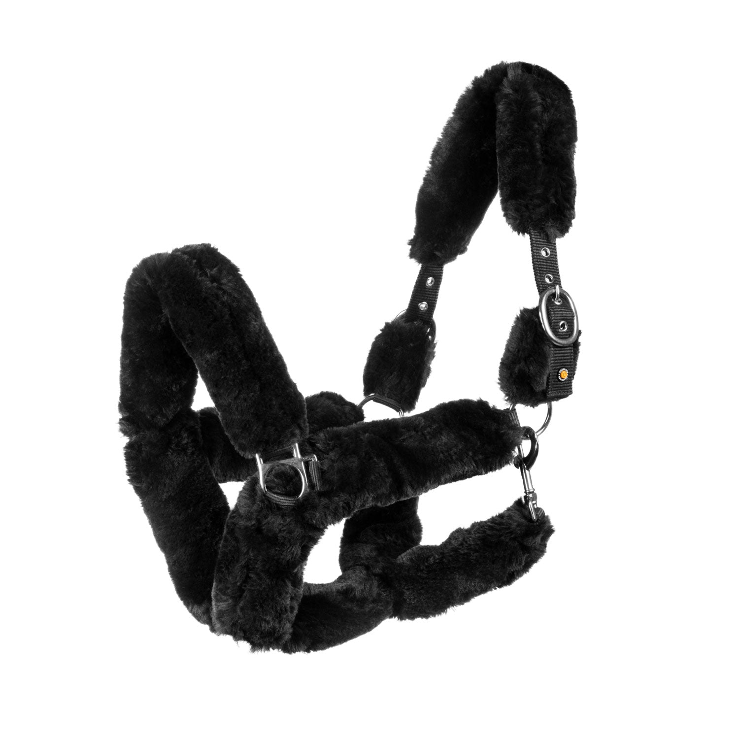 Equestro Cavezza in Polipropene Rivestita Montone Sintetico