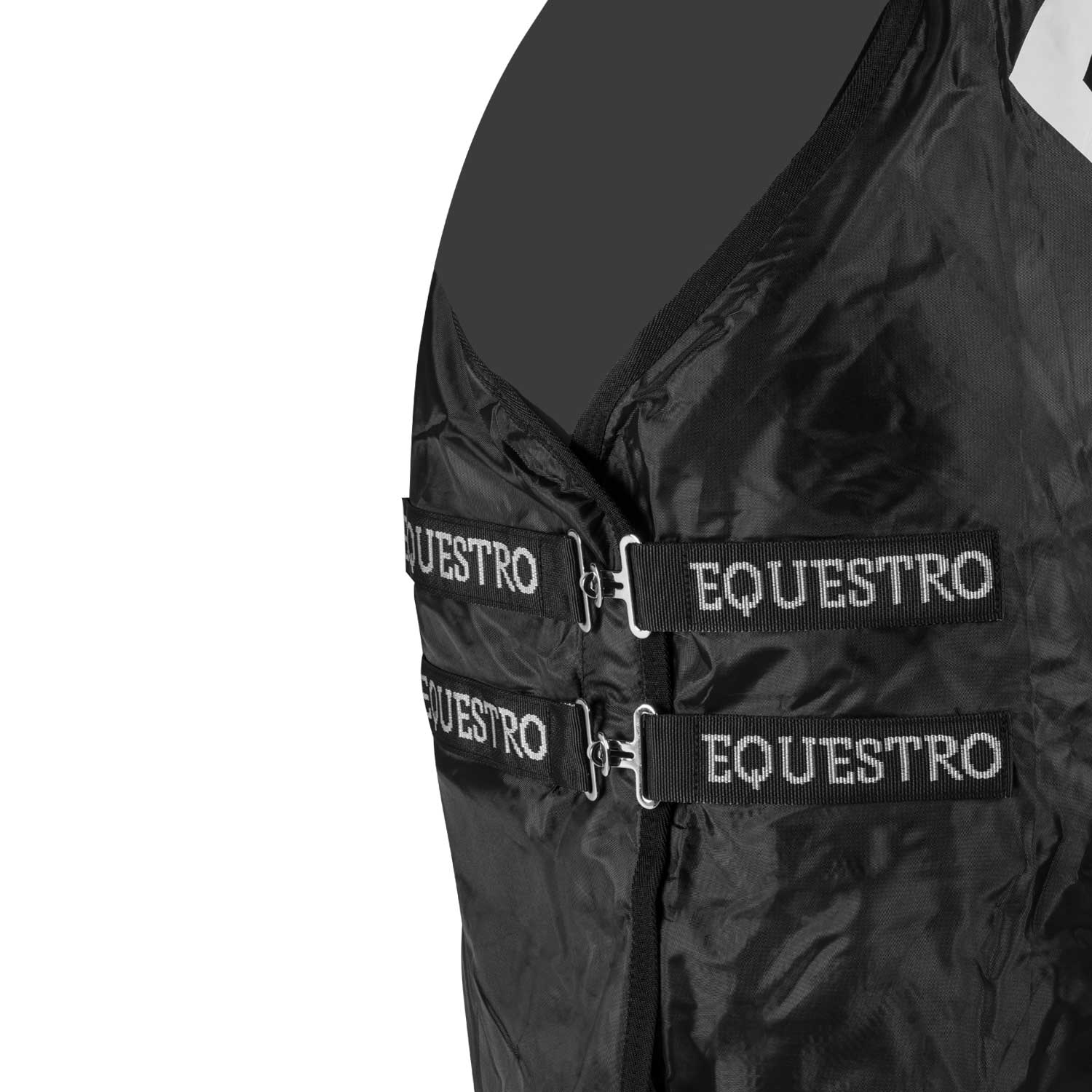 Coperta da Box Equestro in tessuto Waffle con logo a contrasto