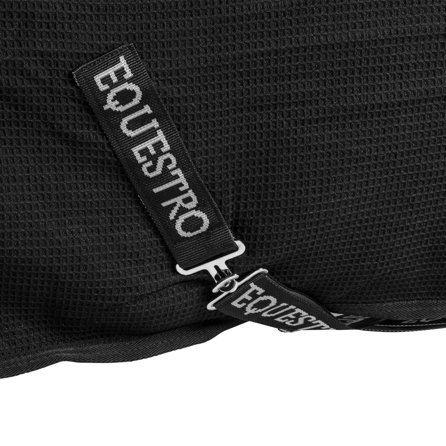 Coperta da Box Equestro in tessuto Waffle con logo a contrasto