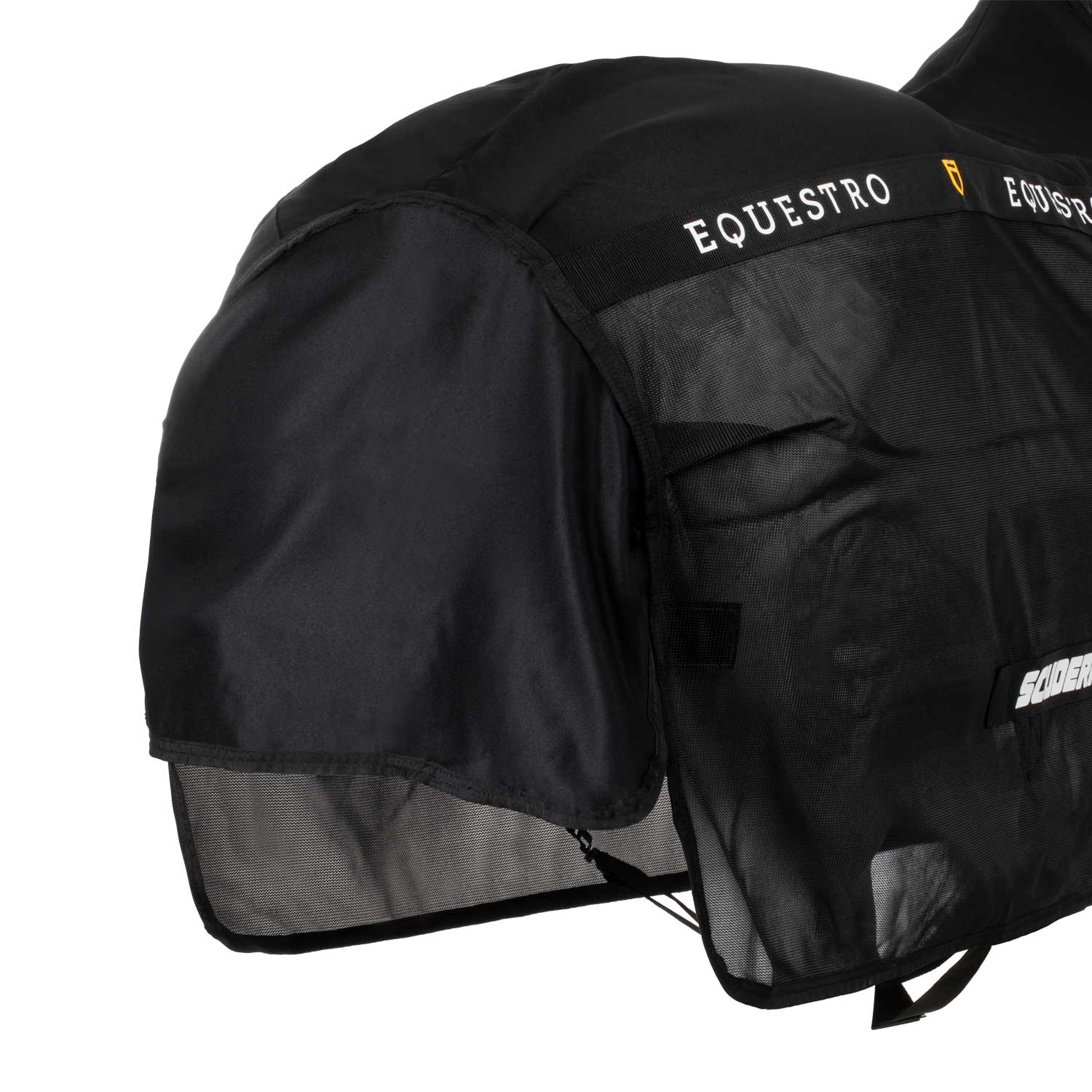 Coperta antimosche Scuderia Equestro realizzata nell'innovativo tessuto mesh traforato