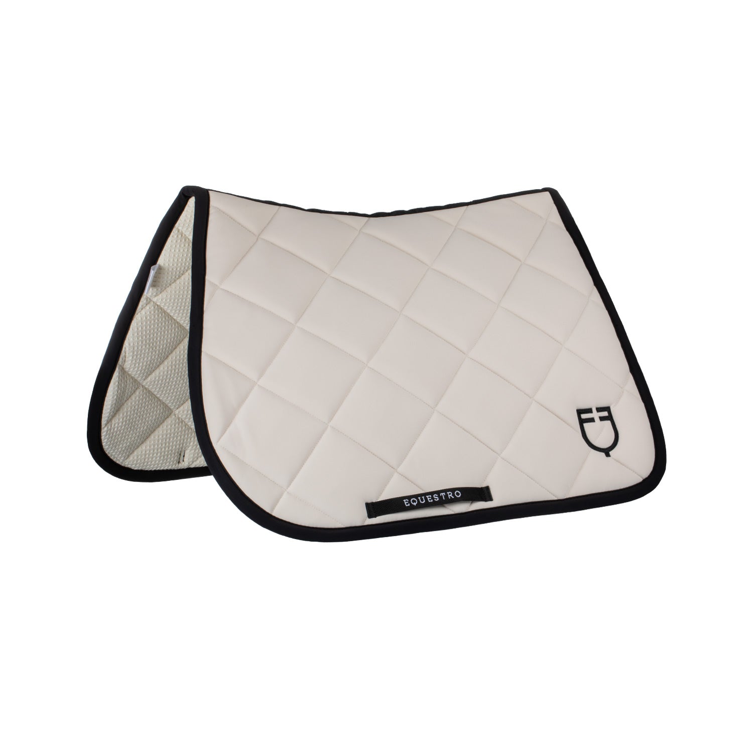 Sottosella Equestro jumping con logo ricamato black line edition