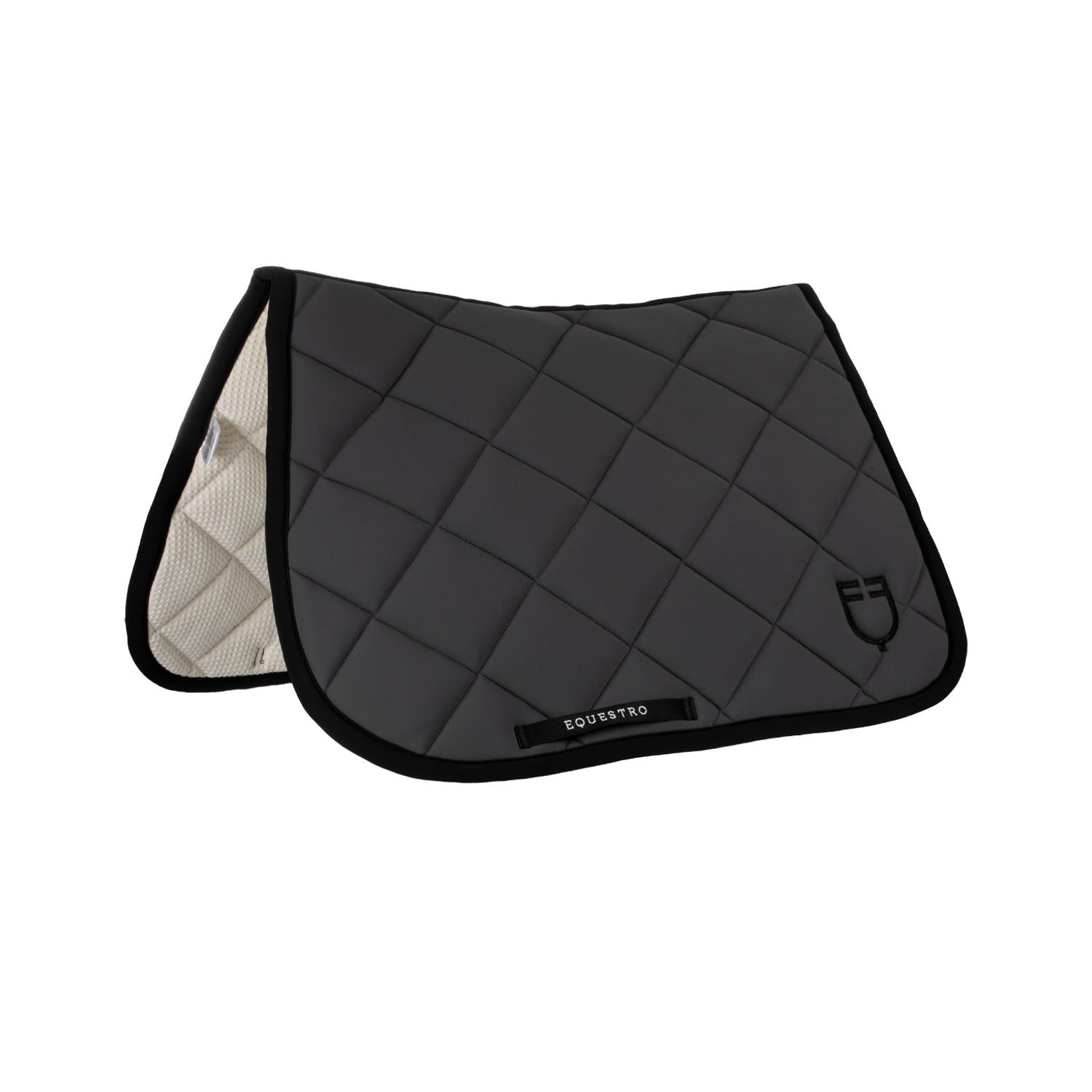 Sottosella Equestro jumping con logo ricamato black line edition