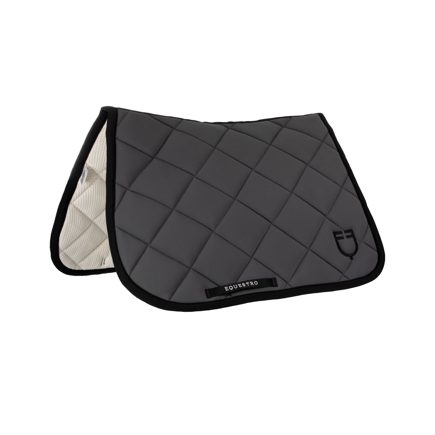 Equestro Sottosella Salto con Logo Ricamato Line Edition nero