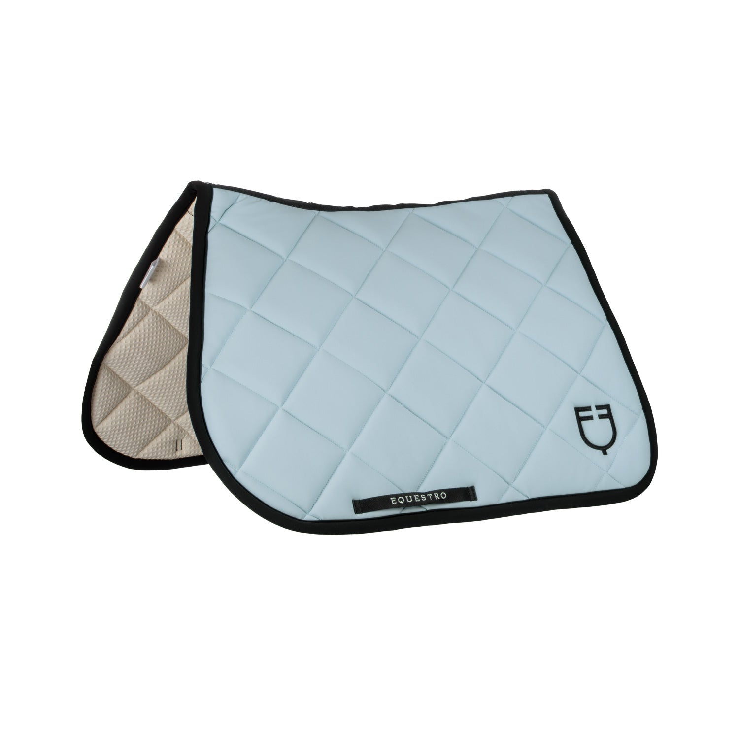 Sottosella Equestro jumping con logo ricamato black line edition