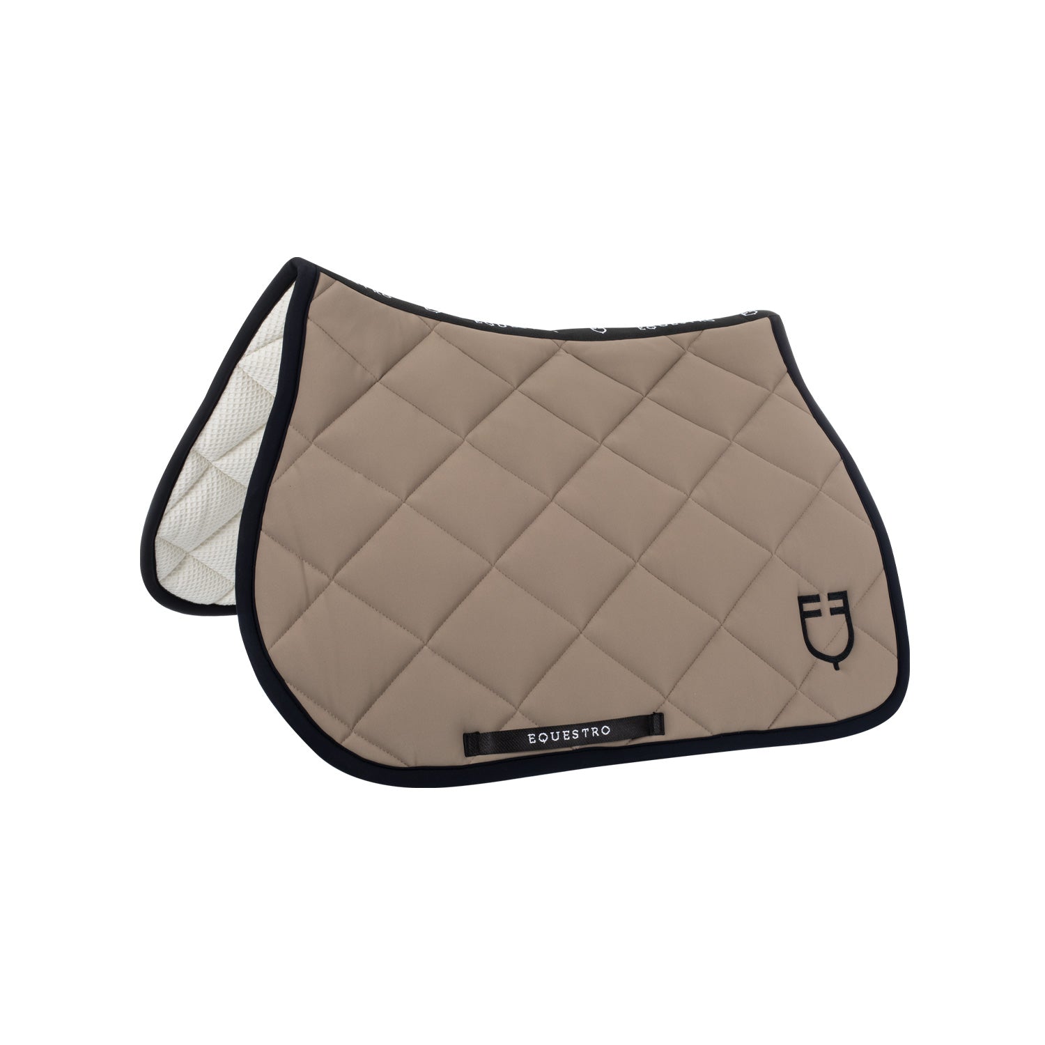 Sottosella Equestro jumping con logo ricamato black line edition