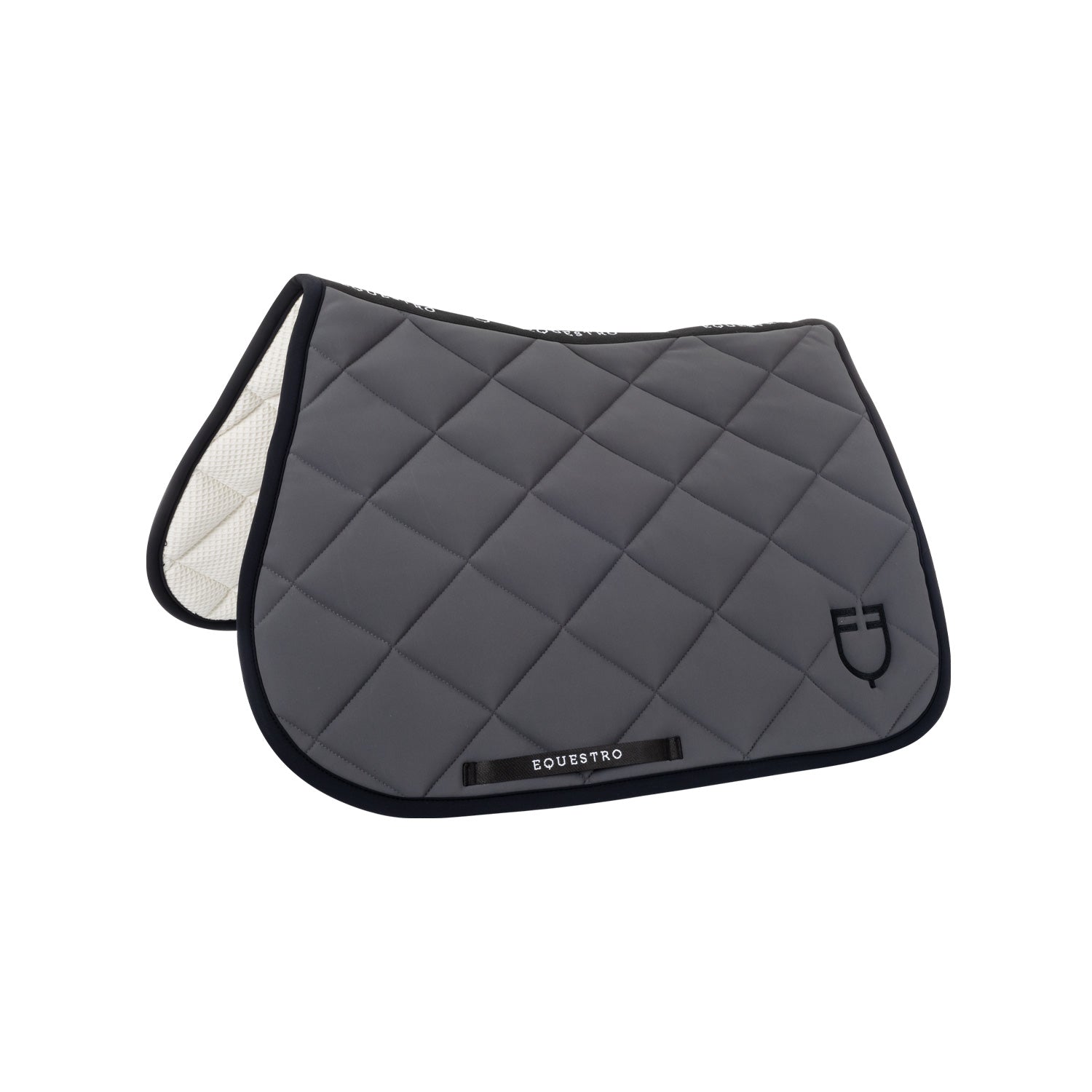 Sottosella Equestro jumping con logo ricamato black line edition