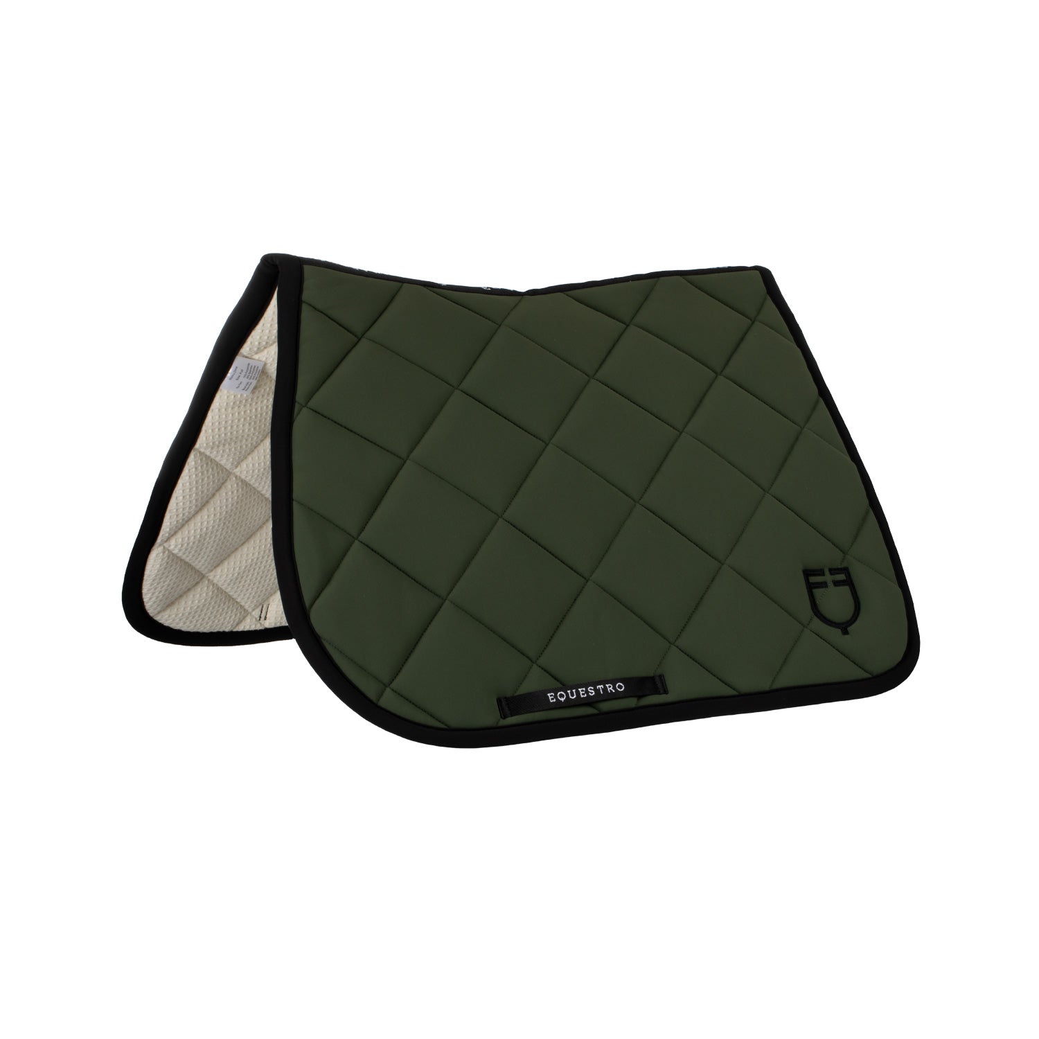 Sottosella Equestro jumping con logo ricamato black line edition