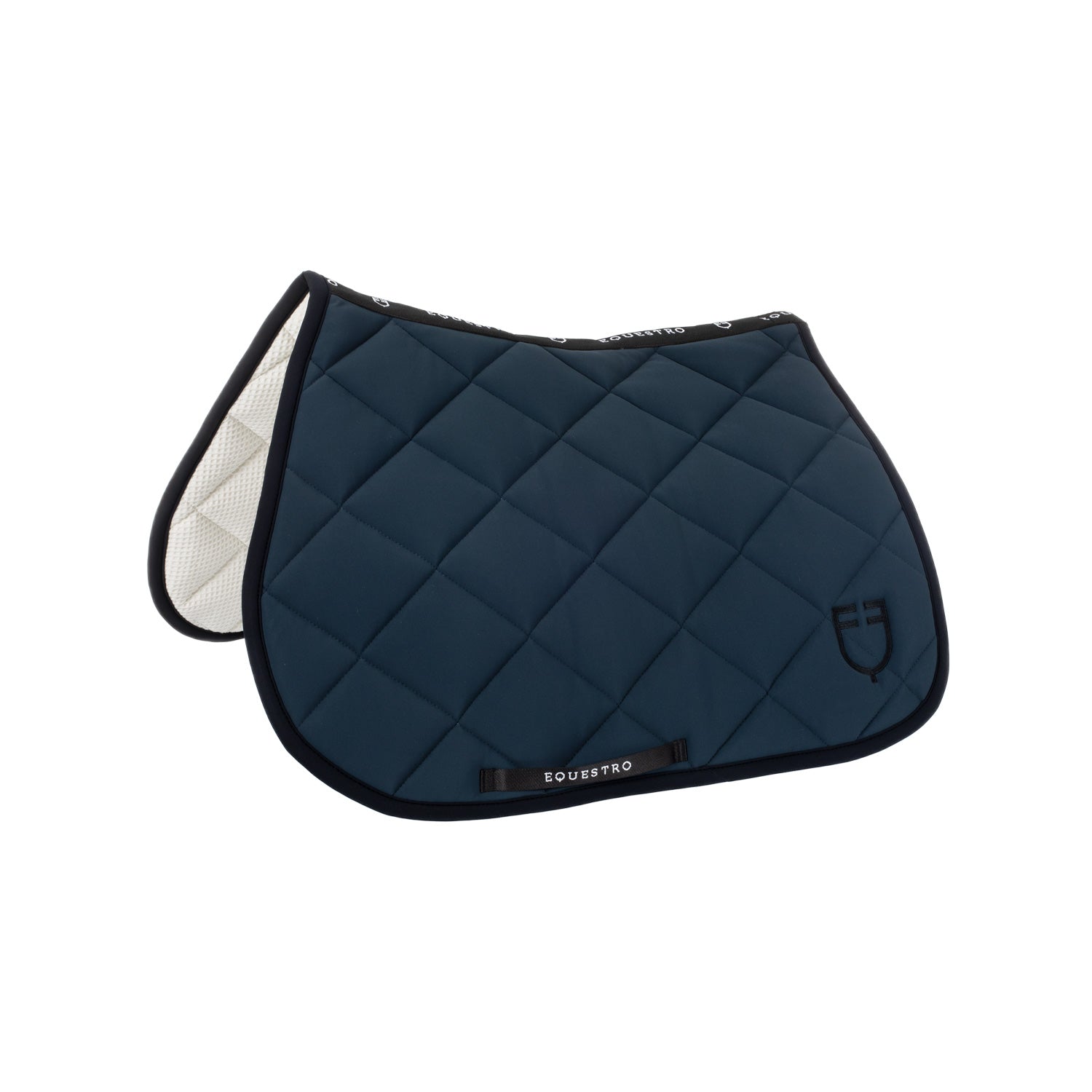 Sottosella Equestro jumping con logo ricamato black line edition