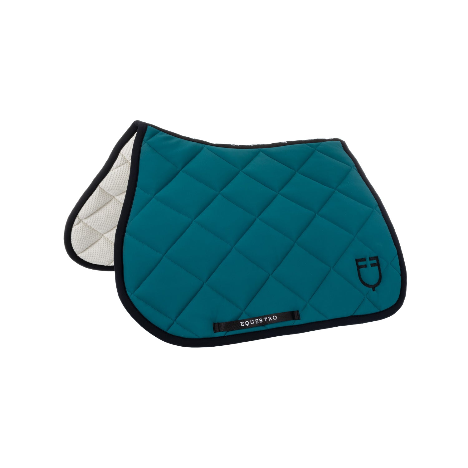 Sottosella Equestro jumping con logo ricamato black line edition