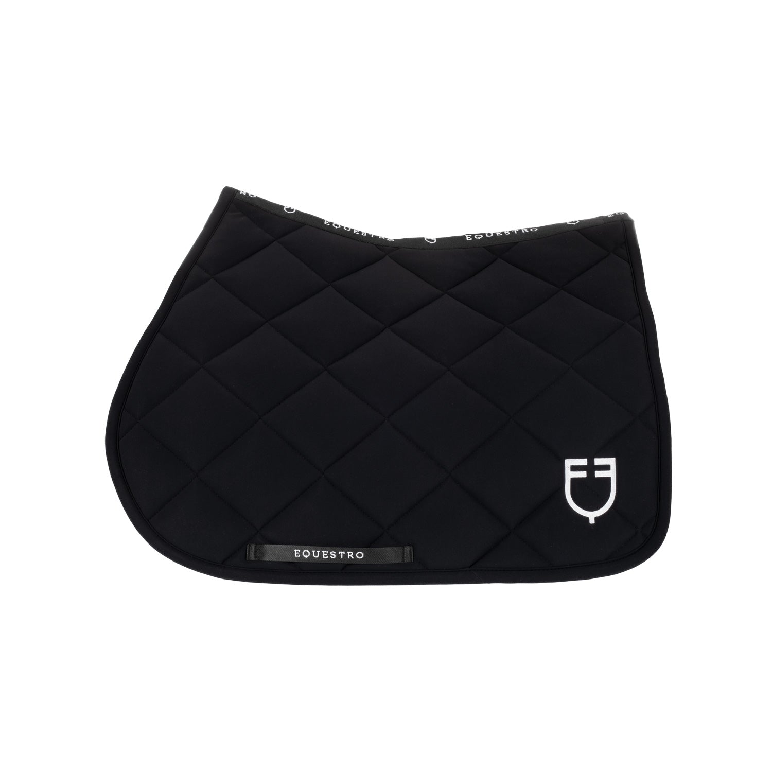 Equestro Sottosella Salto con Logo Ricamato Line Edition nero